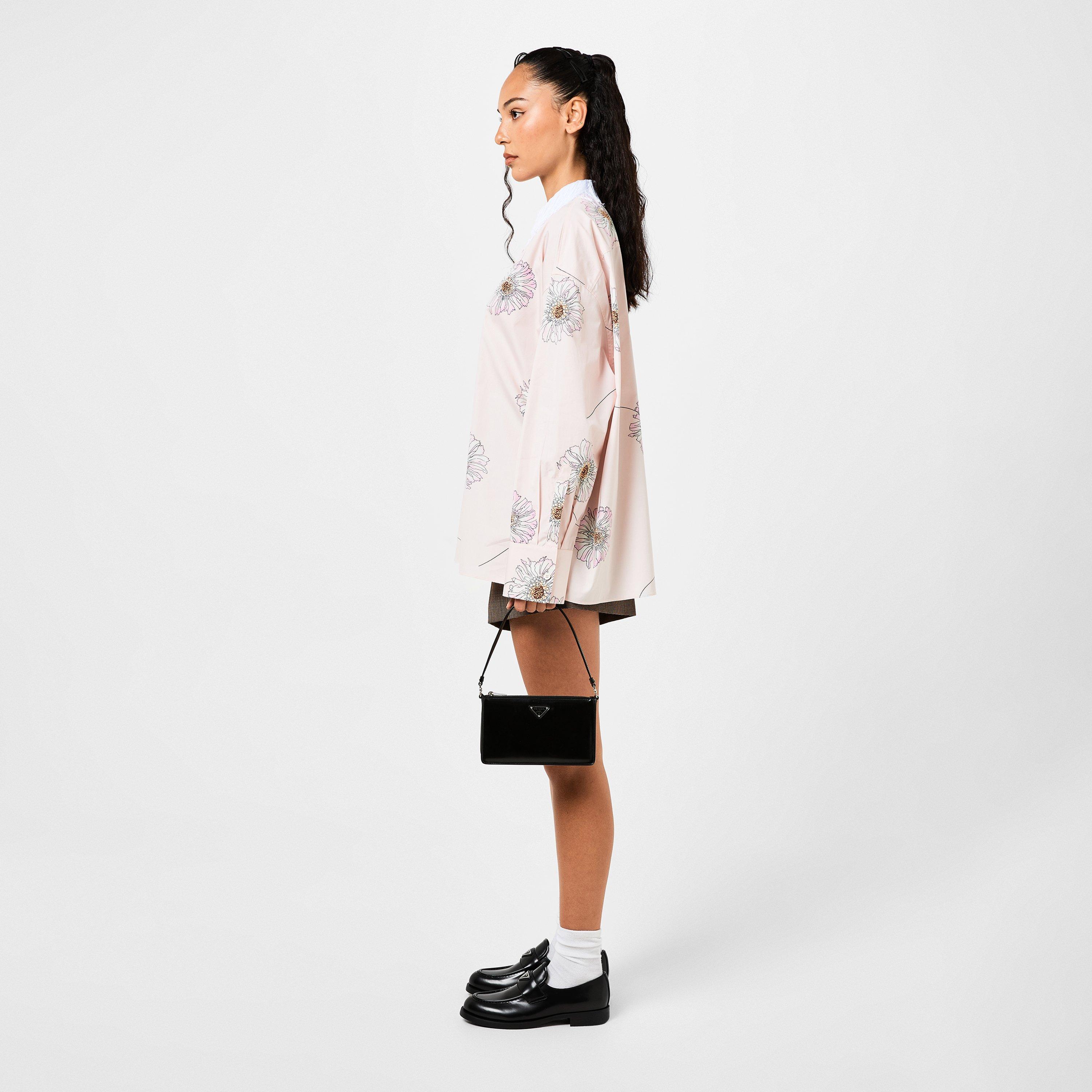 Nero - Prada - Women'S Chocolate Leather Slim Loafers - 5