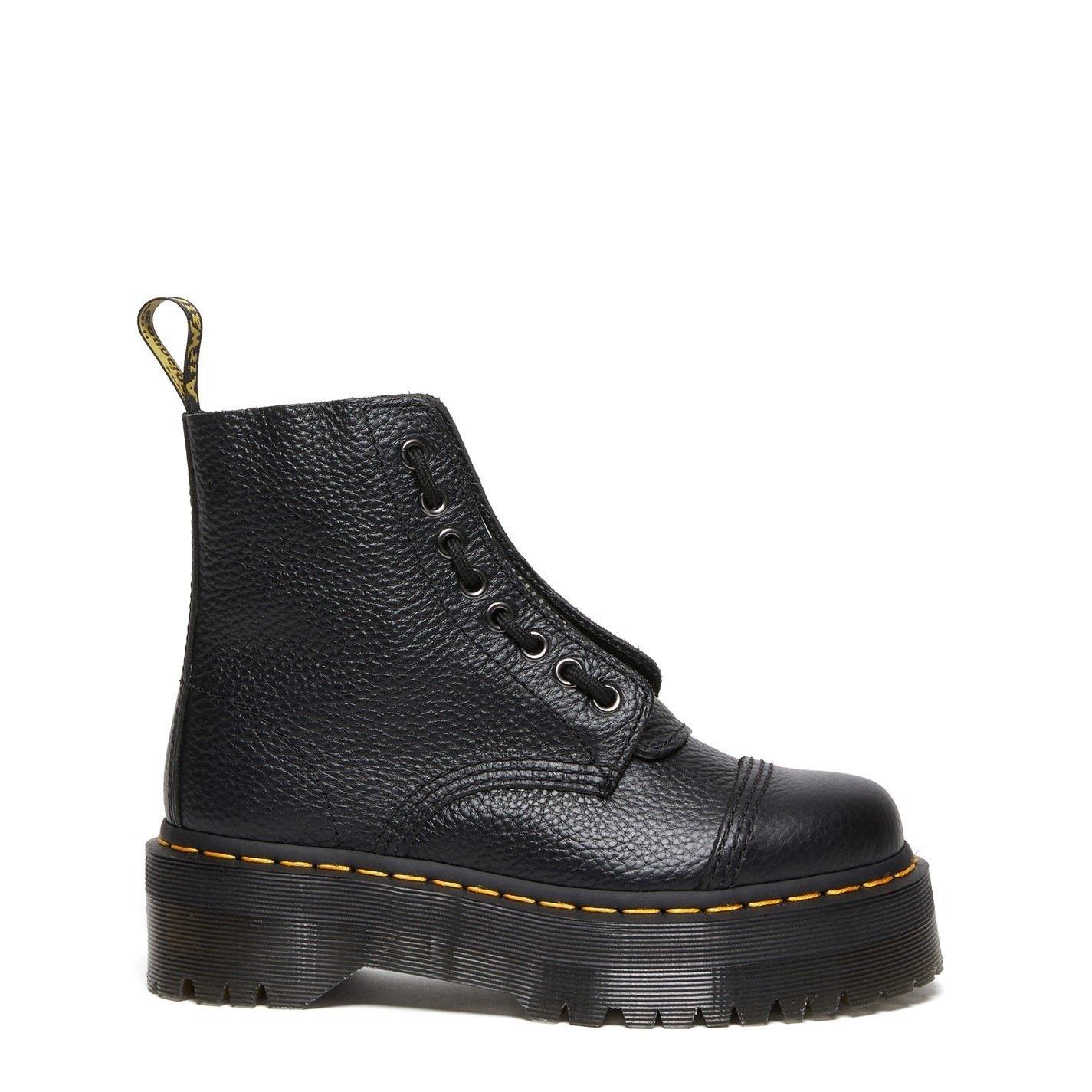 Black - Dr Martens - Sinclair Platform Boots - 1