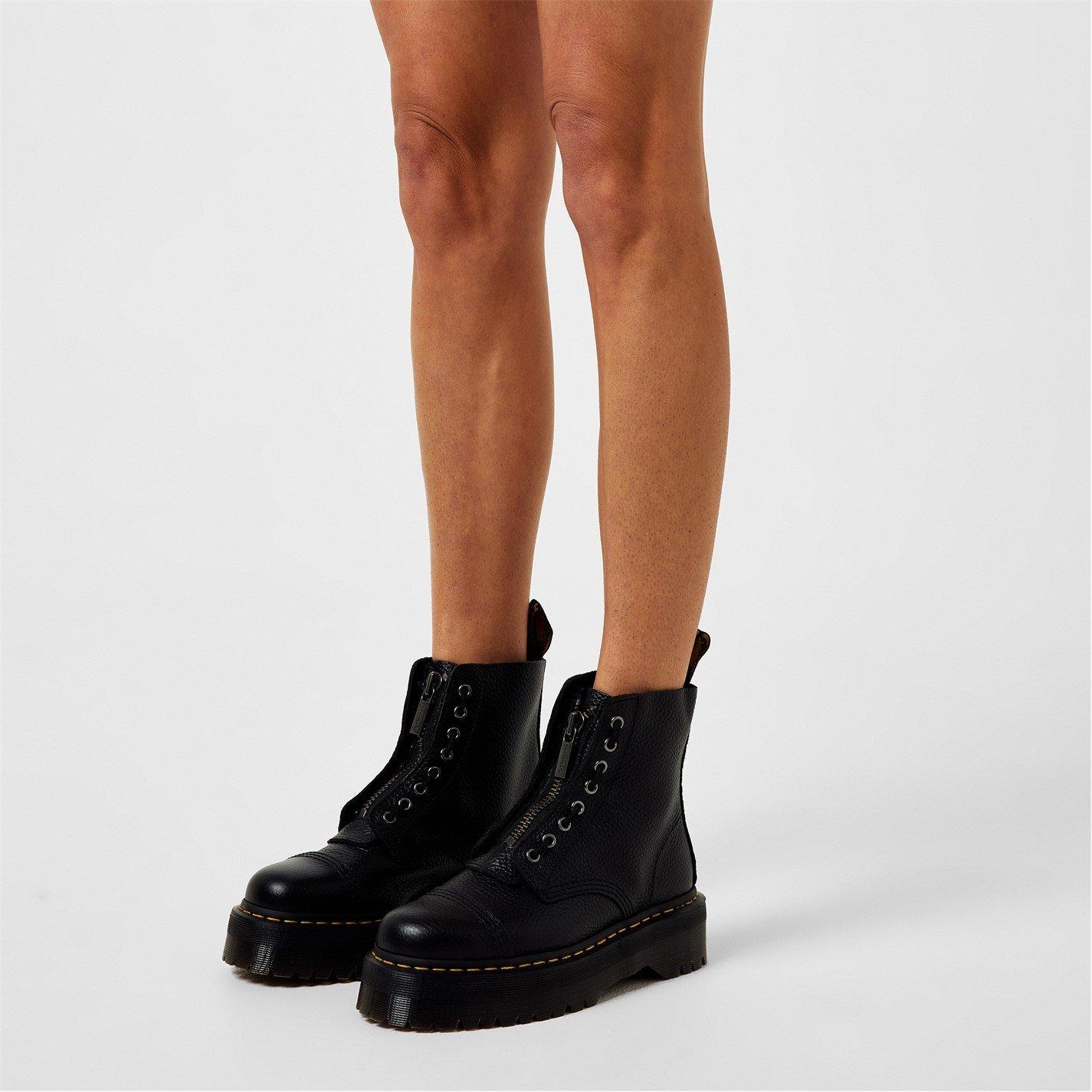 Black - Dr Martens - Sinclair Platform Boots - 2