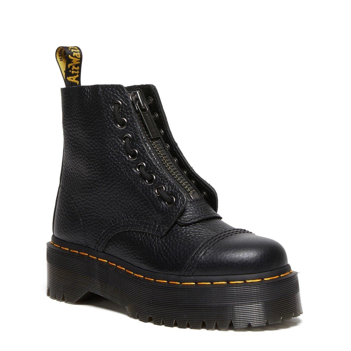 Black - Dr Martens - Sinclair Platform Boots - 3