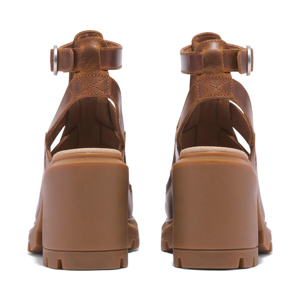 Dark Red - Timberland - Women's Allington Heights Fisherman Heeled Sandal - 4