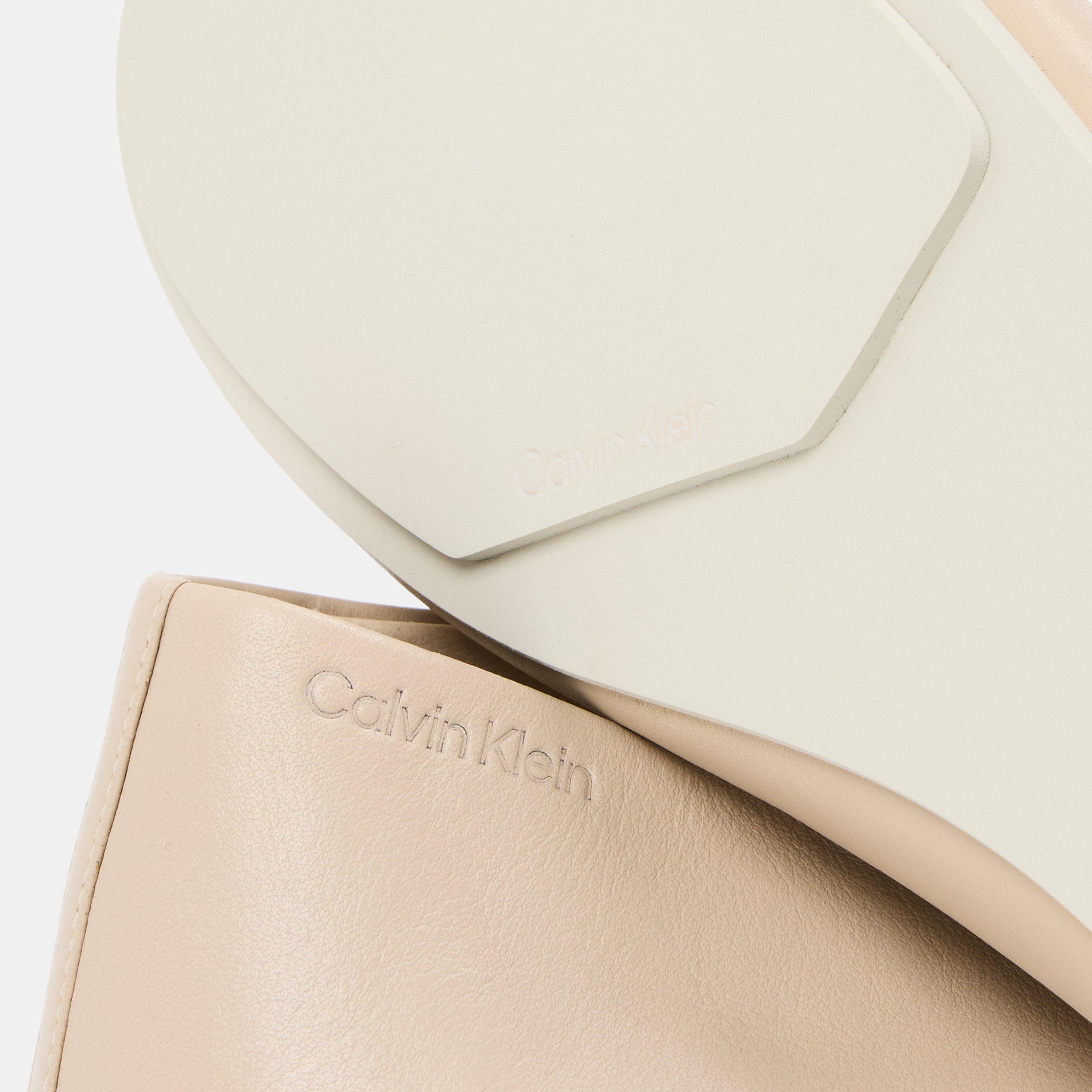 Stony Beige - Calvin Klein - Women's Ballet Pumps - 4