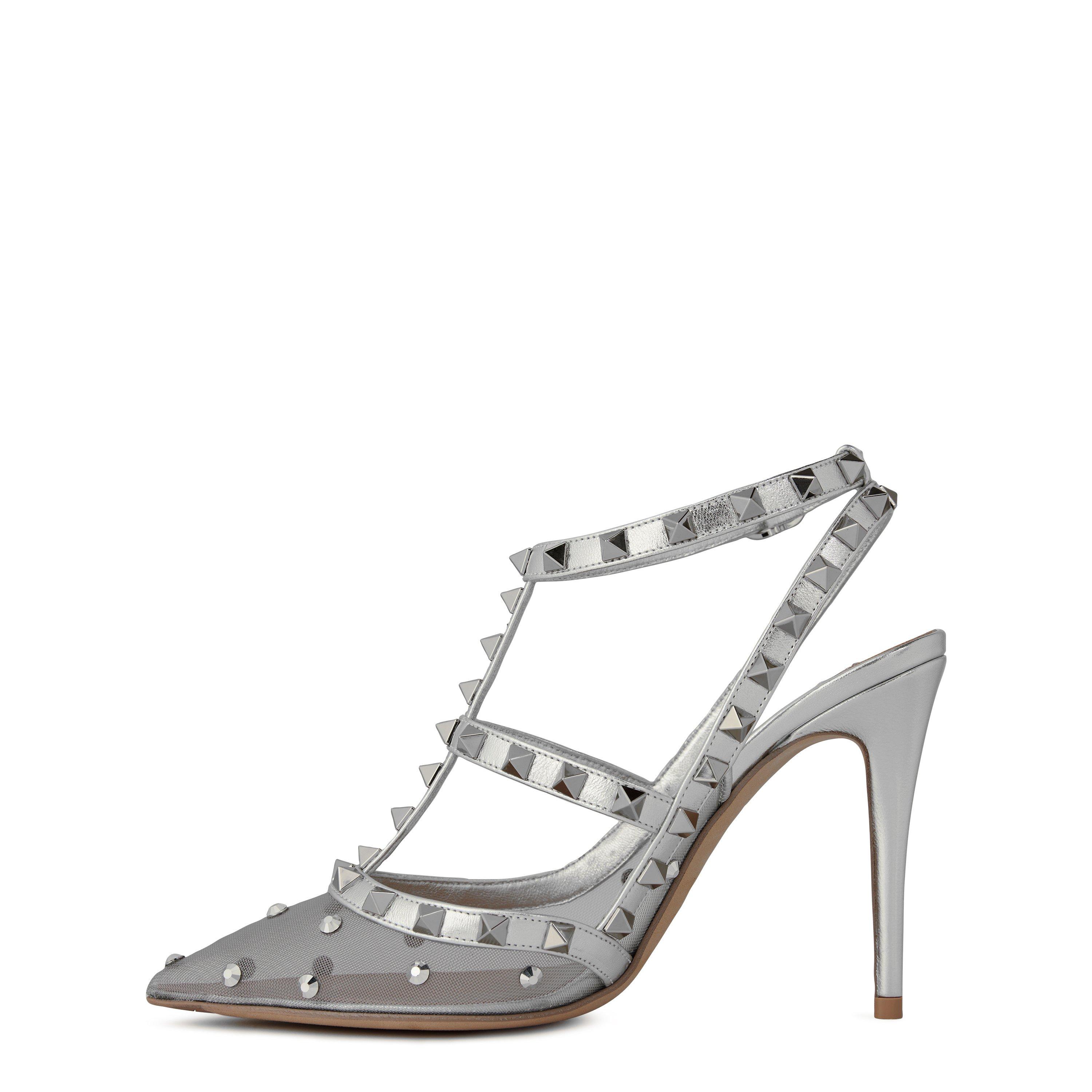Valentino Garavani | Rockstud Mesh Pumps With Crystals