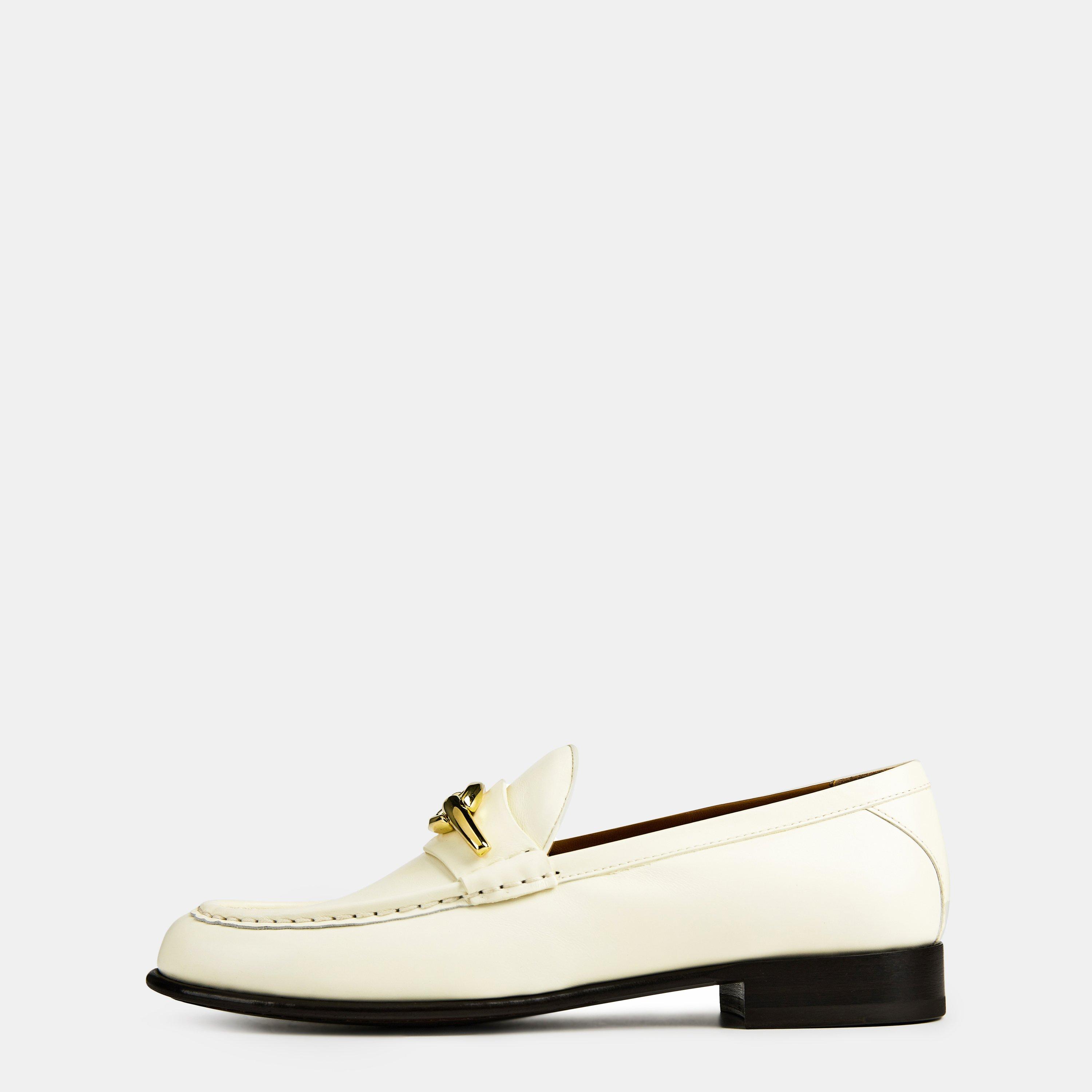 Ivory - Valentino Garavani - Vlogo Gate Loafer - 2