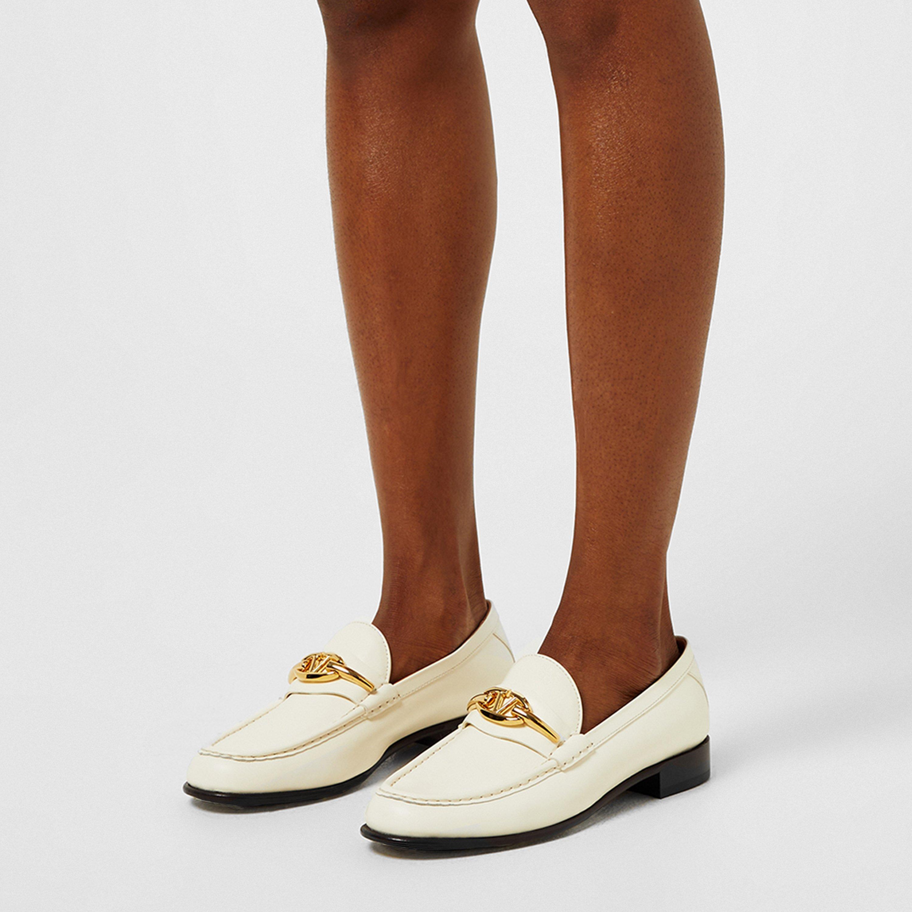 Ivory - Valentino Garavani - Vlogo Gate Loafer - 3