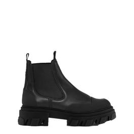 Ganni Stitch Cleated  Low Chelsea Boot