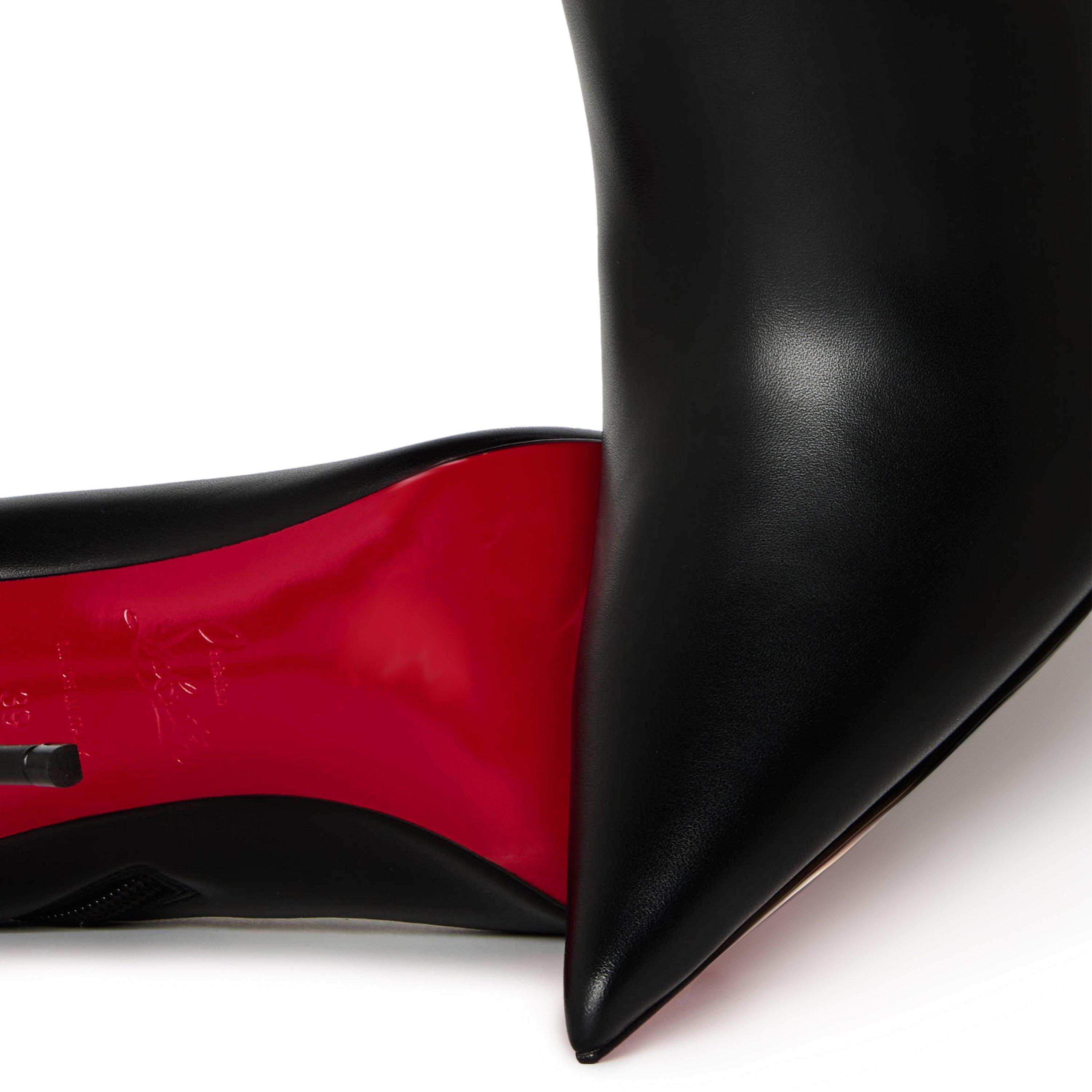 Christian Louboutin Kate Max Leather Ankle Boots 100mm Heeled
