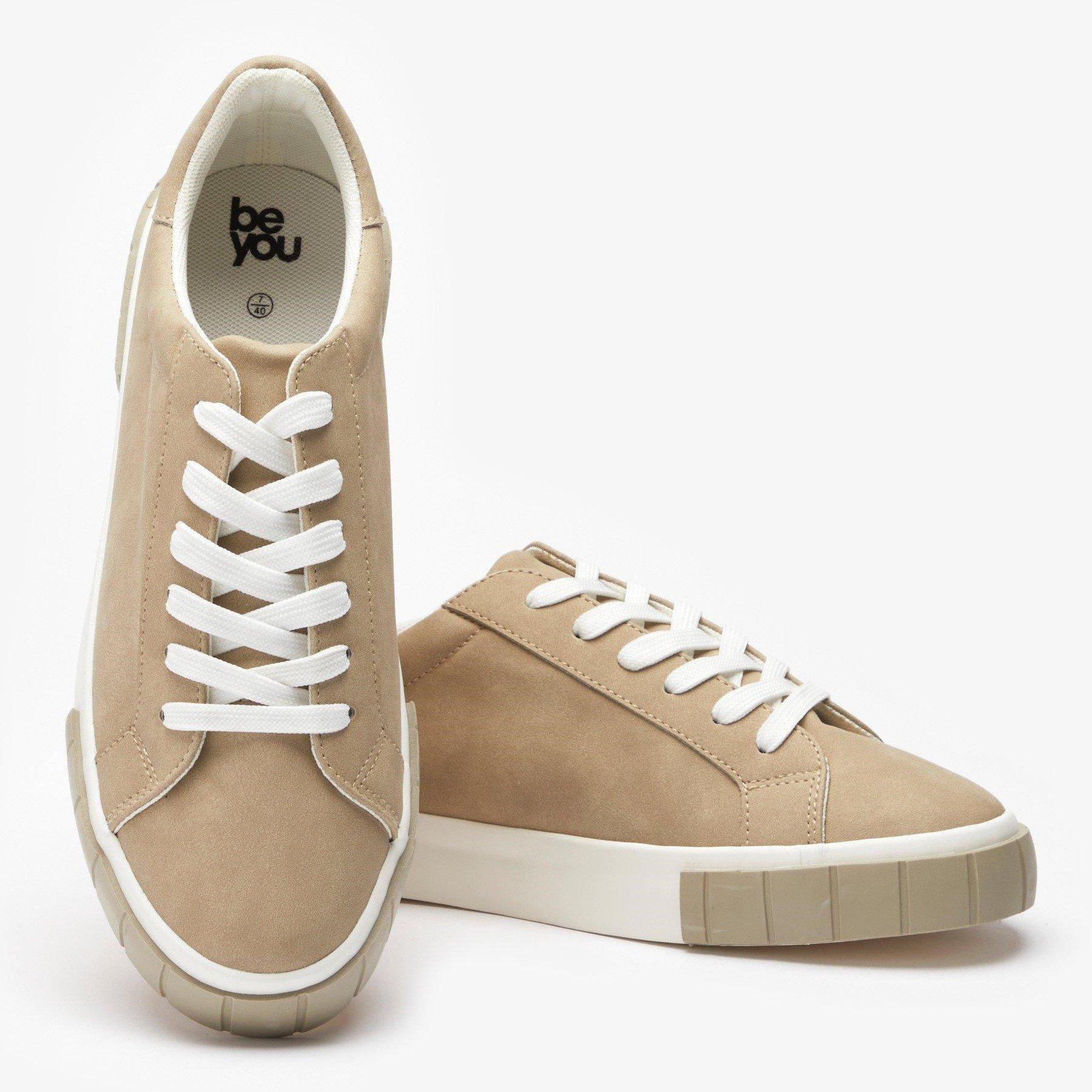 Steen - Be You - Women's Studio Chunky Sole Synthetic Lace Up Court Trainers - 2