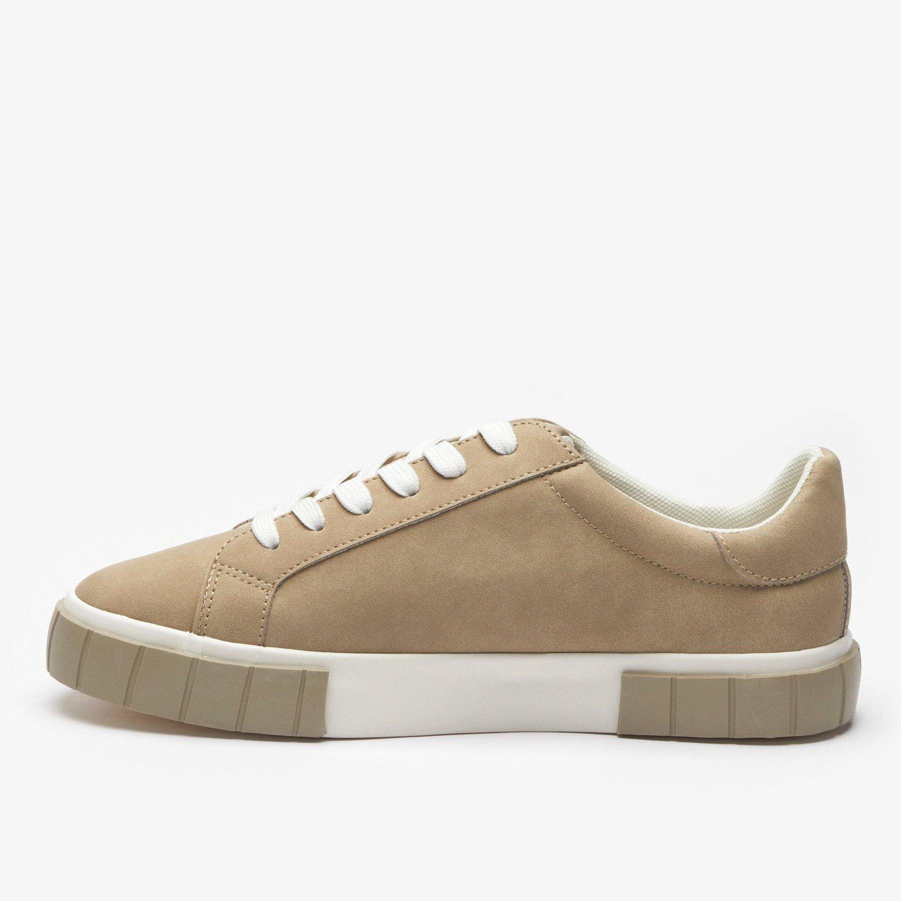 Steen - Be You - Women's Studio Chunky Sole Synthetic Lace Up Court Trainers - 3