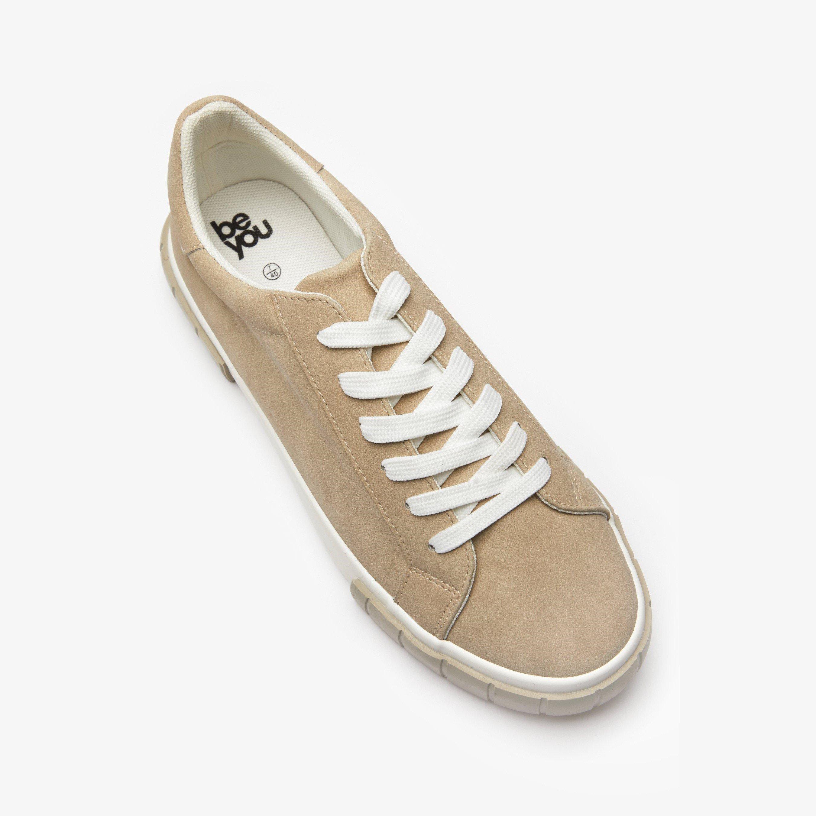 Steen - Be You - Women's Studio Chunky Sole Synthetic Lace Up Court Trainers - 5