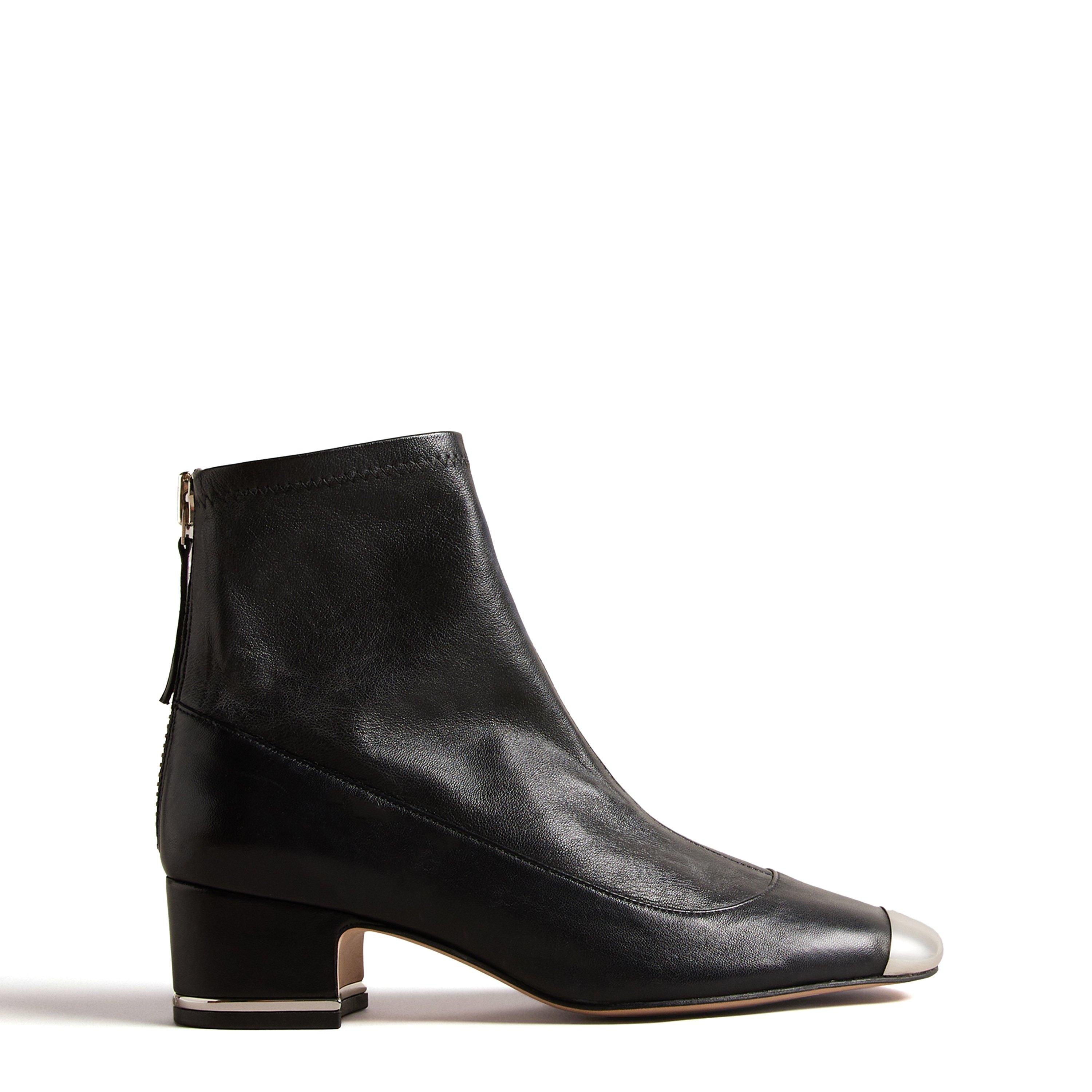 Black - Ted Baker - Women's Neomlia Ankle Heeled Boots - 1