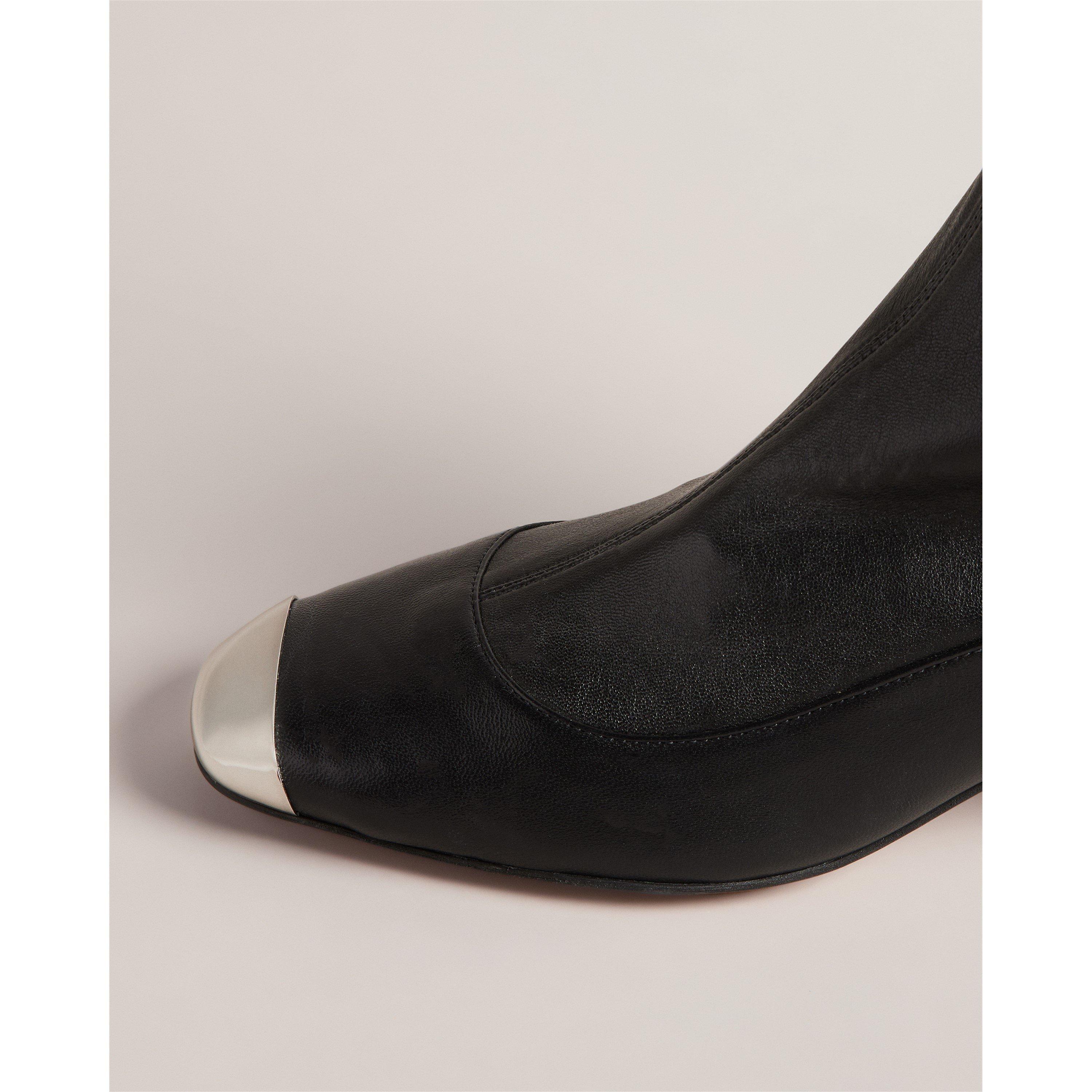 Black - Ted Baker - Women's Neomlia Ankle Heeled Boots - 4