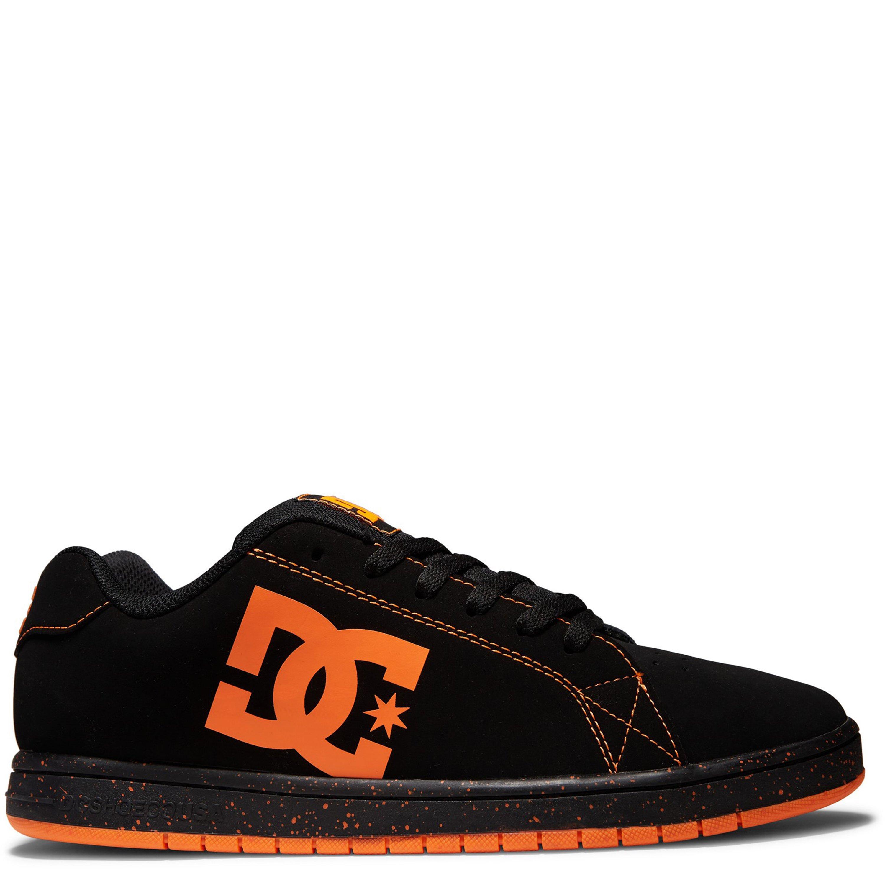 Crno/Narančasto - DC - Serial Graffik Trainers Mens Trainers - 1