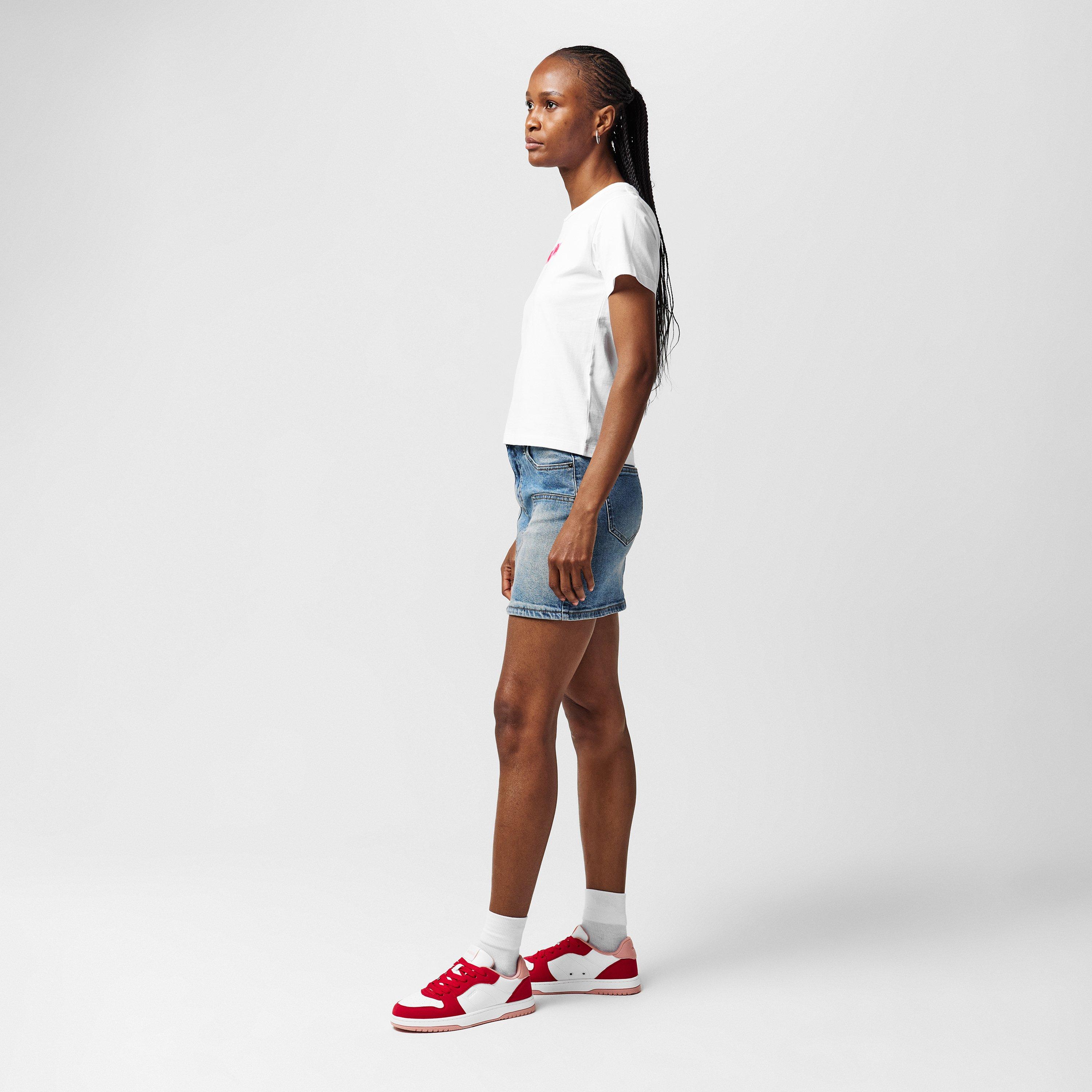 Open Red - Hugo - Women's Hadrian Basket Low-Top Trainers - 6