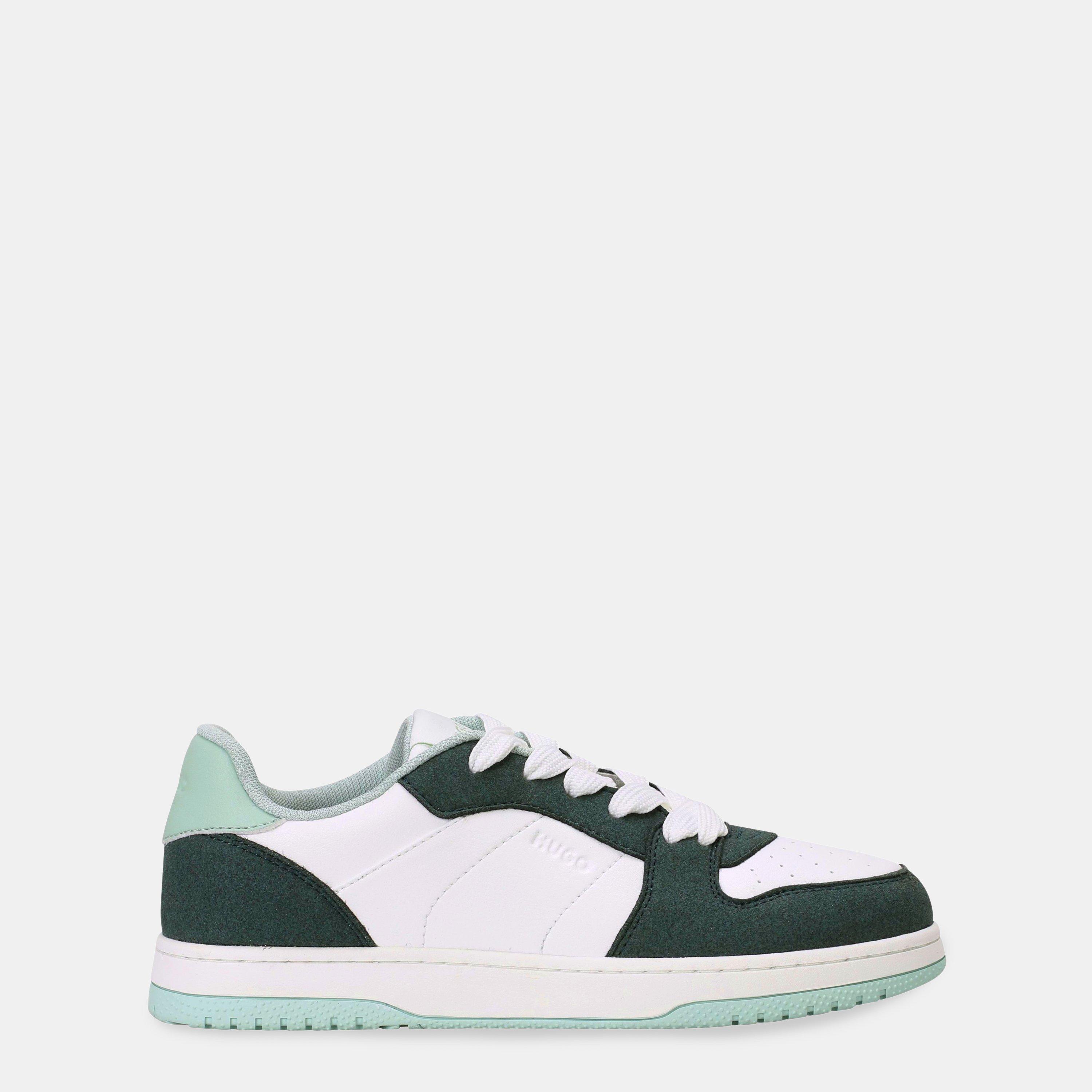 Hugo Women's Hadrian Basket Low-Top Trainers - Open Green - Size 6 (39)