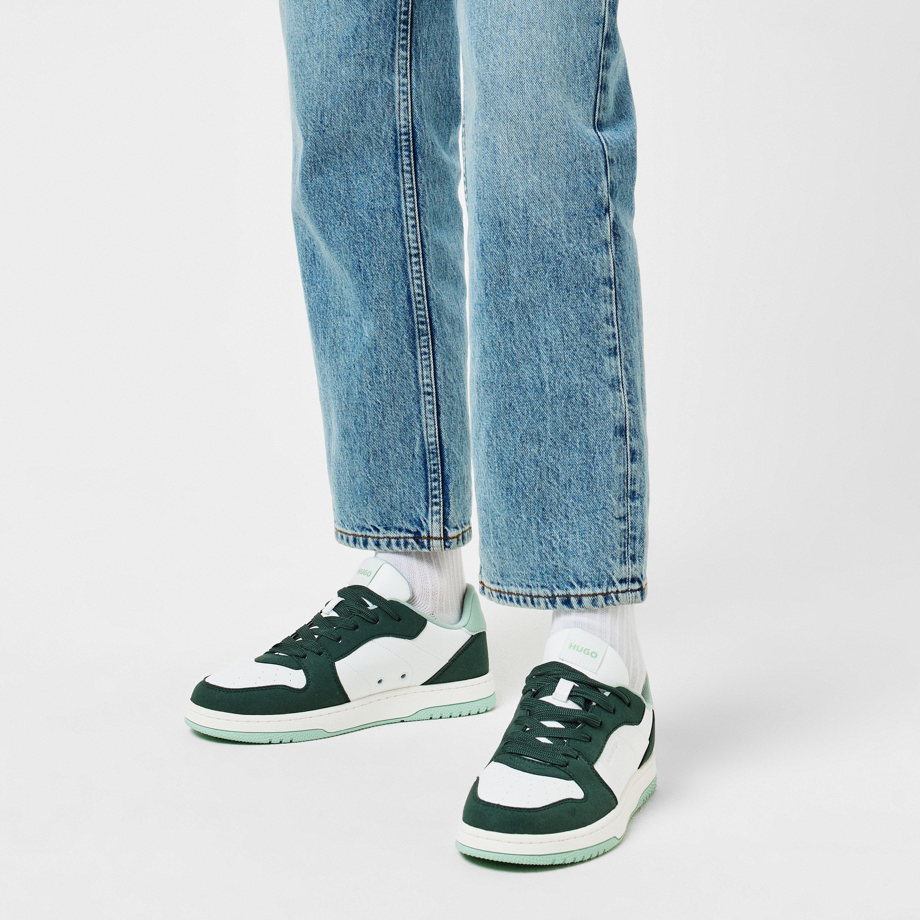 Open Green - Hugo - Women's Hadrian Basket Low-Top Trainers - 3