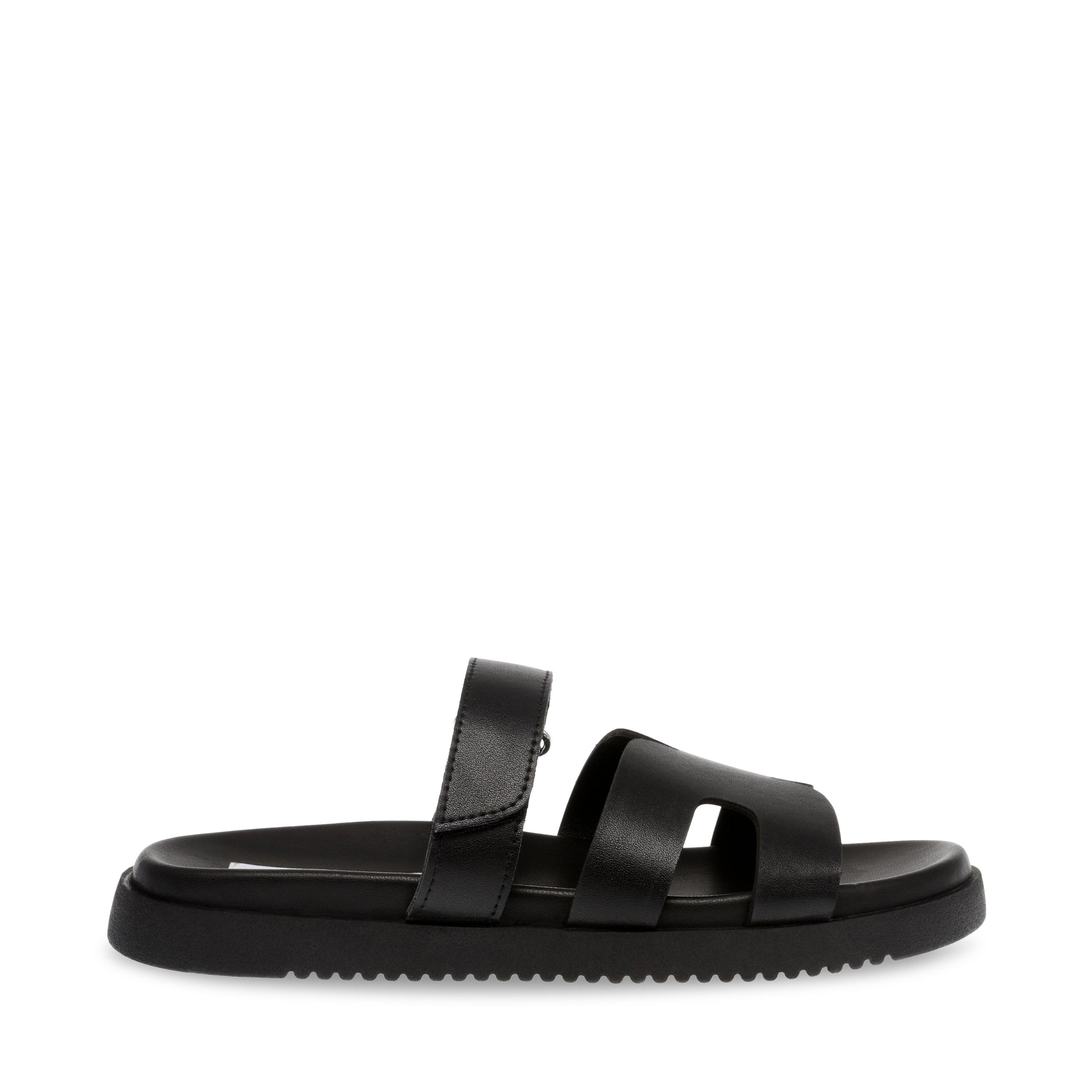 Steve Madden Women's Missile Flat Sandals - Black - 6 (39)