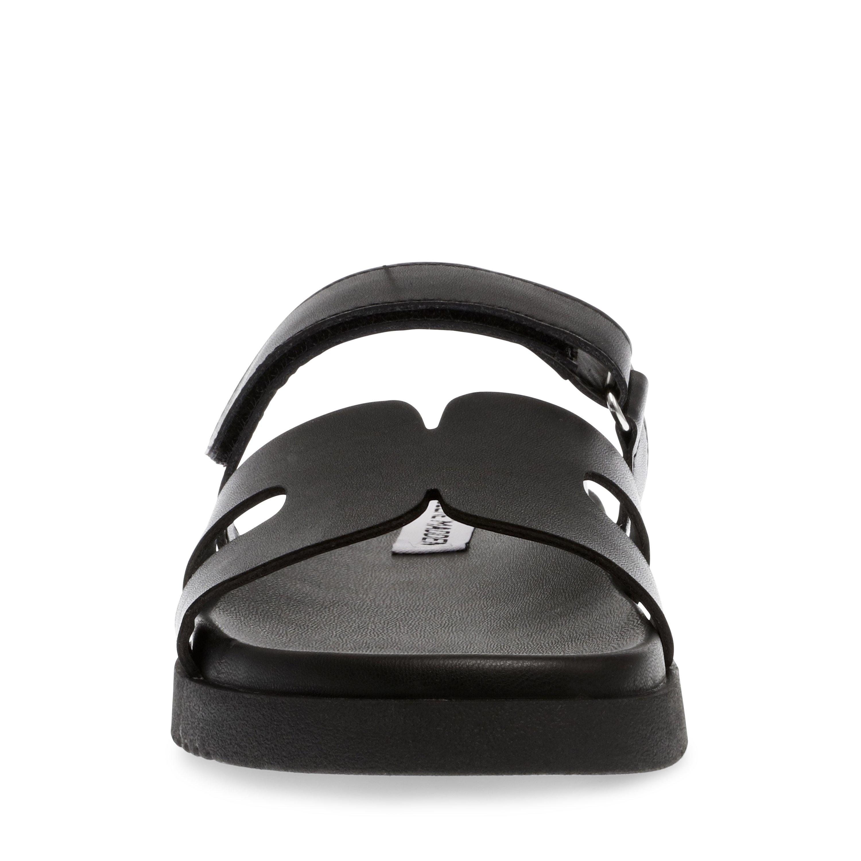 Black - Steve Madden - Women's Missile Flat Sandals - 4