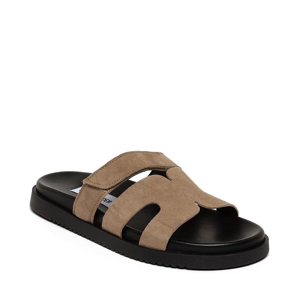 Taupe - Steve Madden - Women's Missile Flat Sandals - 2
