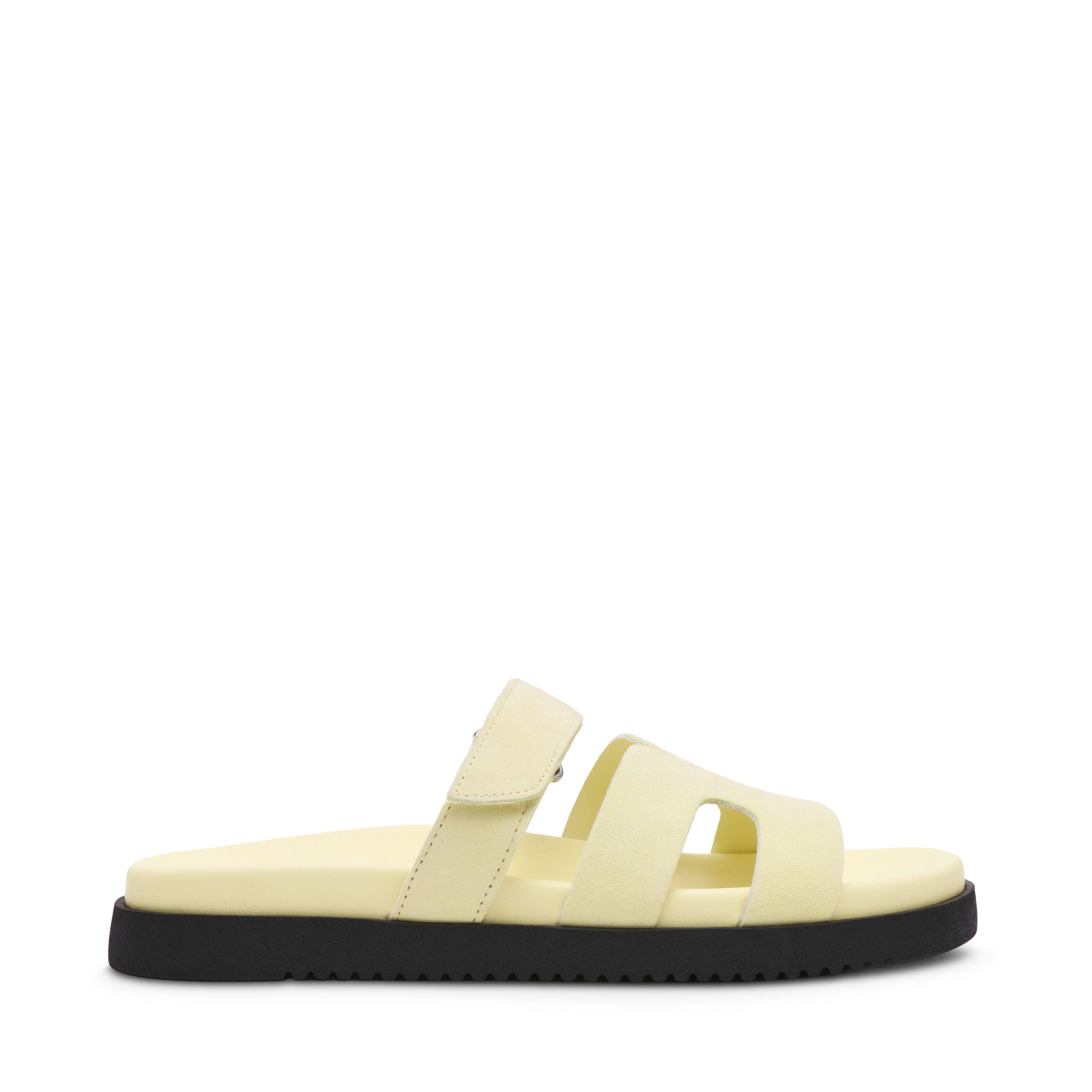 Steve Madden Women's Missile Flat Sandals - Butter Yellow - 7 (40)