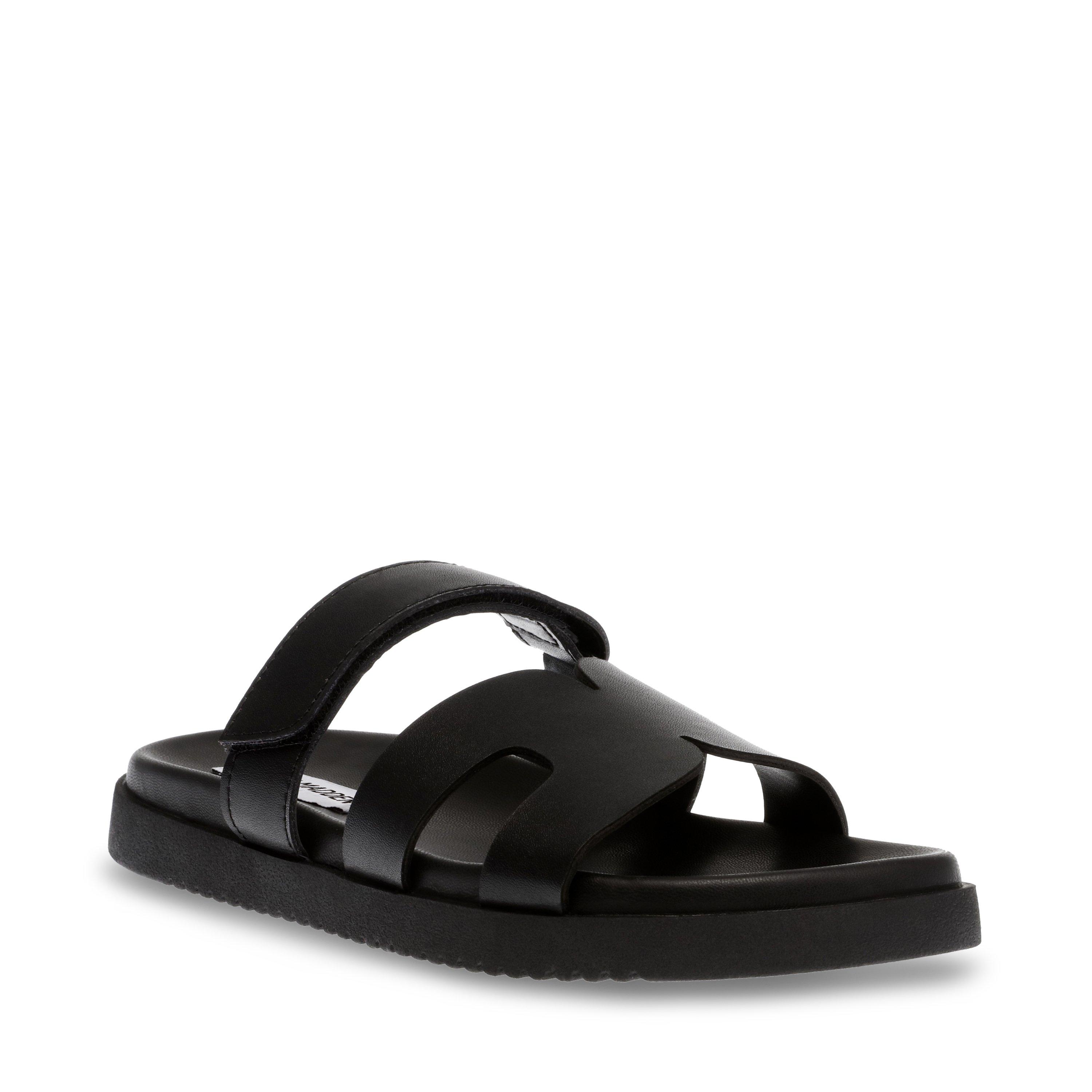 Black - Steve Madden - Women's Missile Flat Sandals - 2