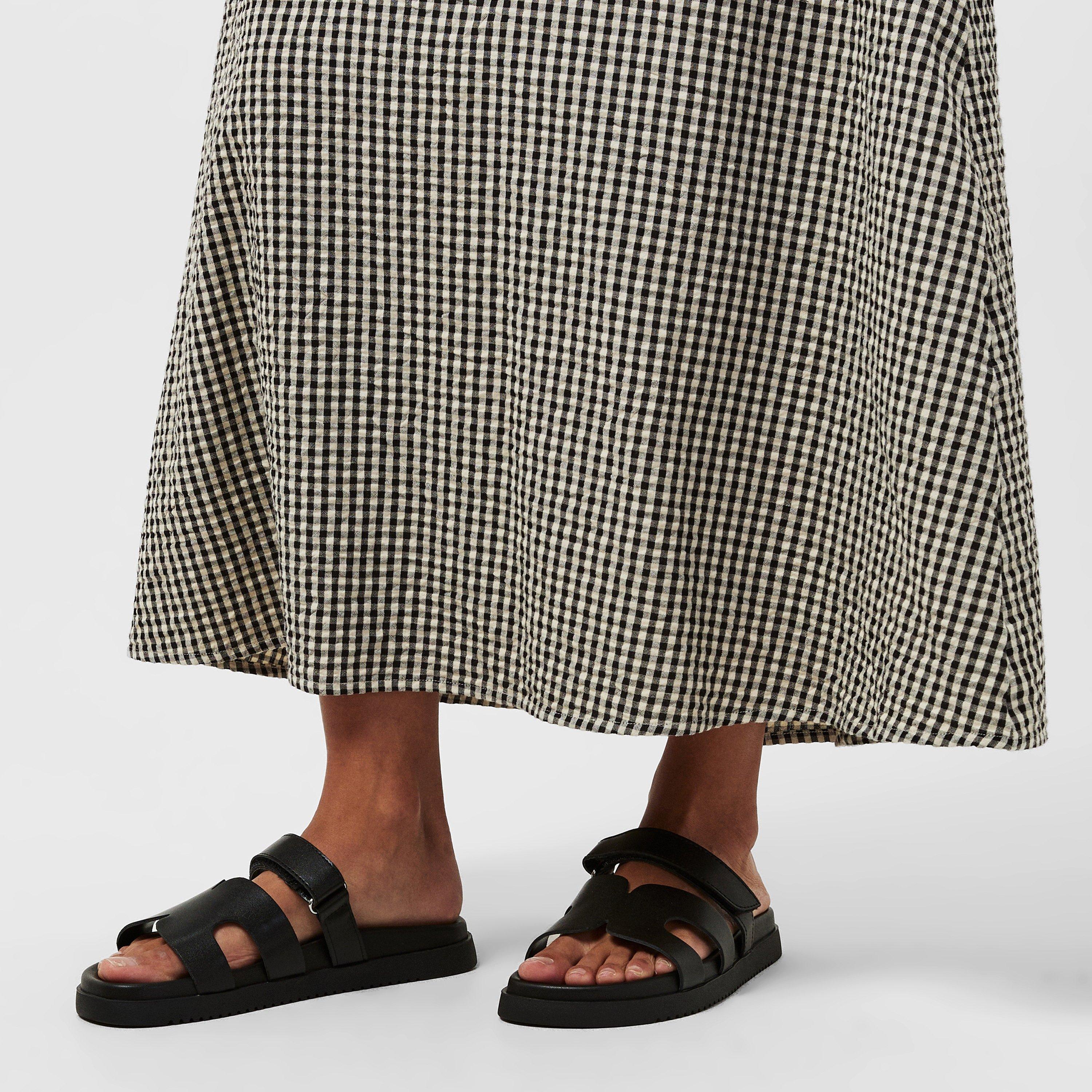 Black - Steve Madden - Women's Missile Flat Sandals - 3