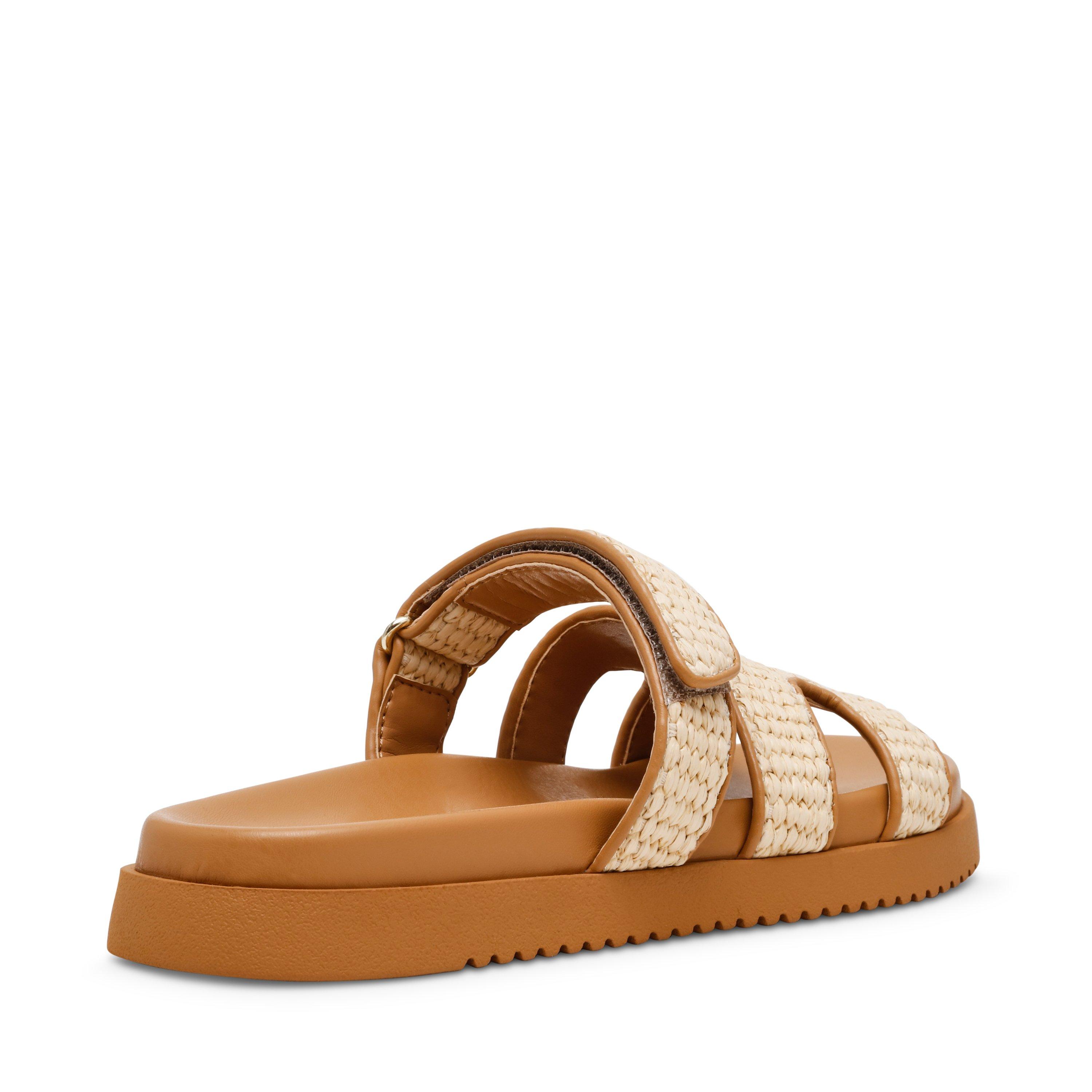 Naturlig Raffia - Steve Madden - Women's Missile Flat Sandals - 2
