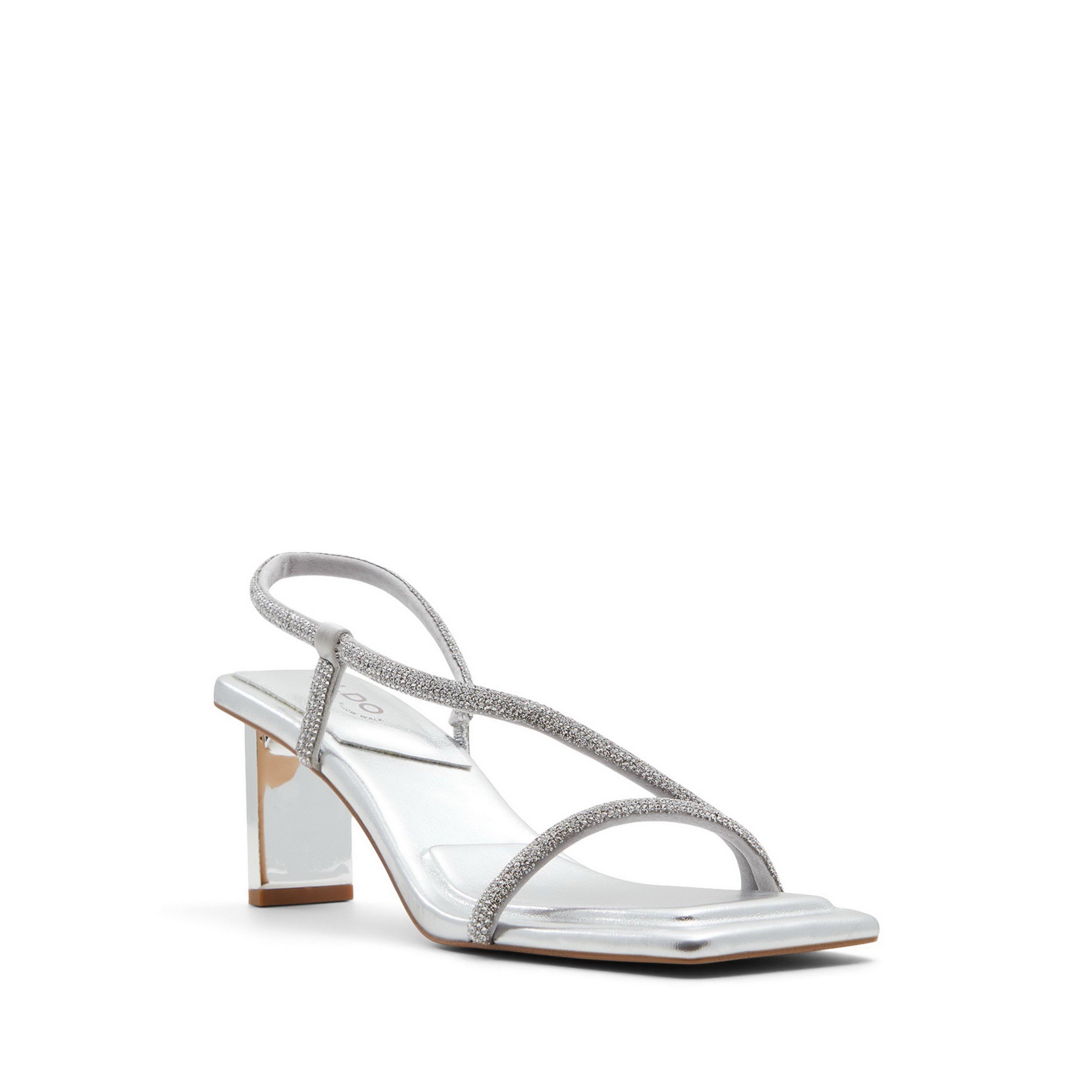Silver - Aldo - Women's Castlegate Heeled Sandals - 4