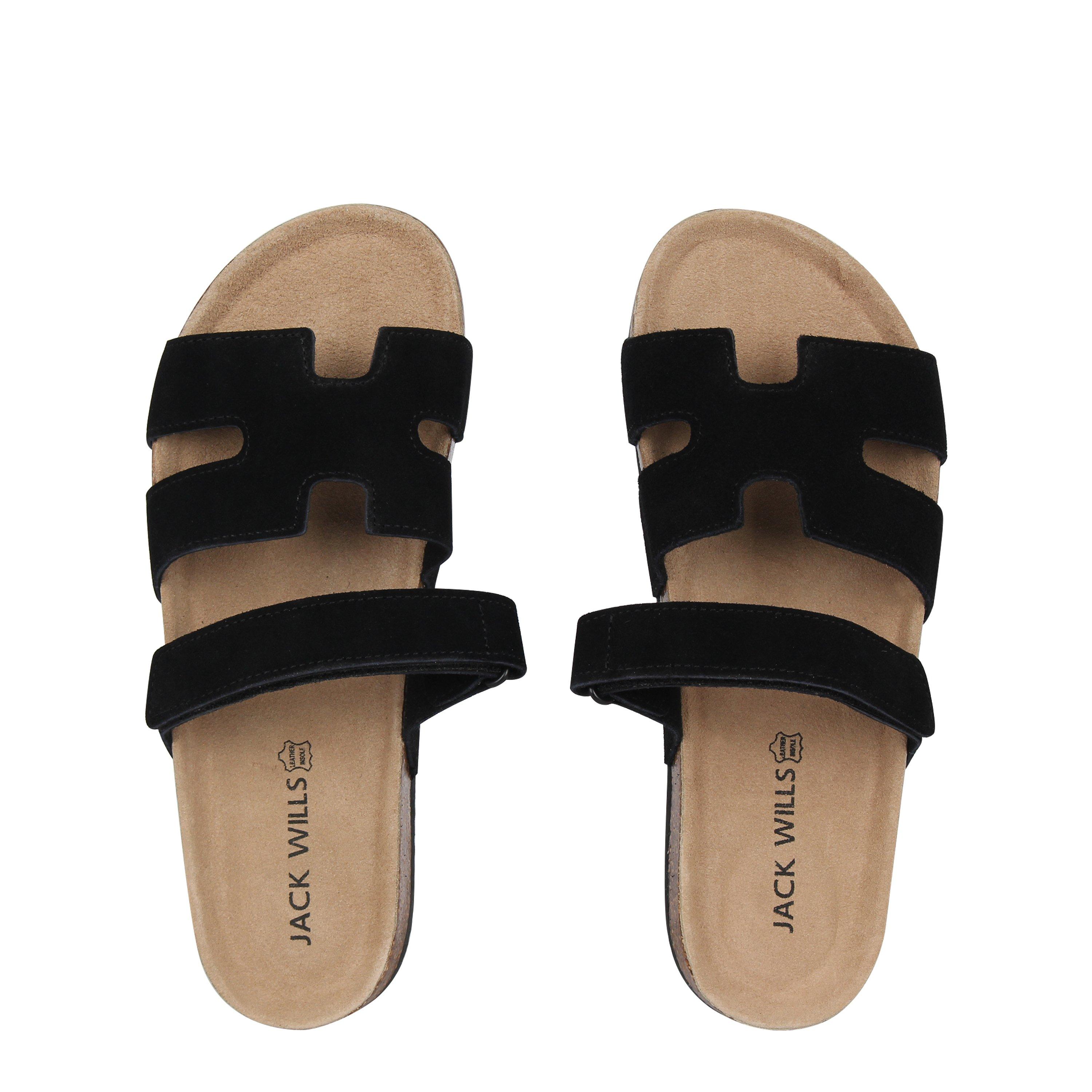 Zwart - Jack Wills - Cage Strap Sandal - 4