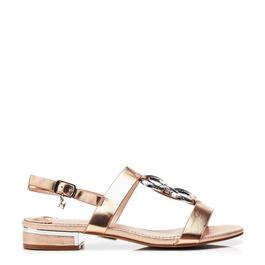 Moda in Pelle Knotted Sandals