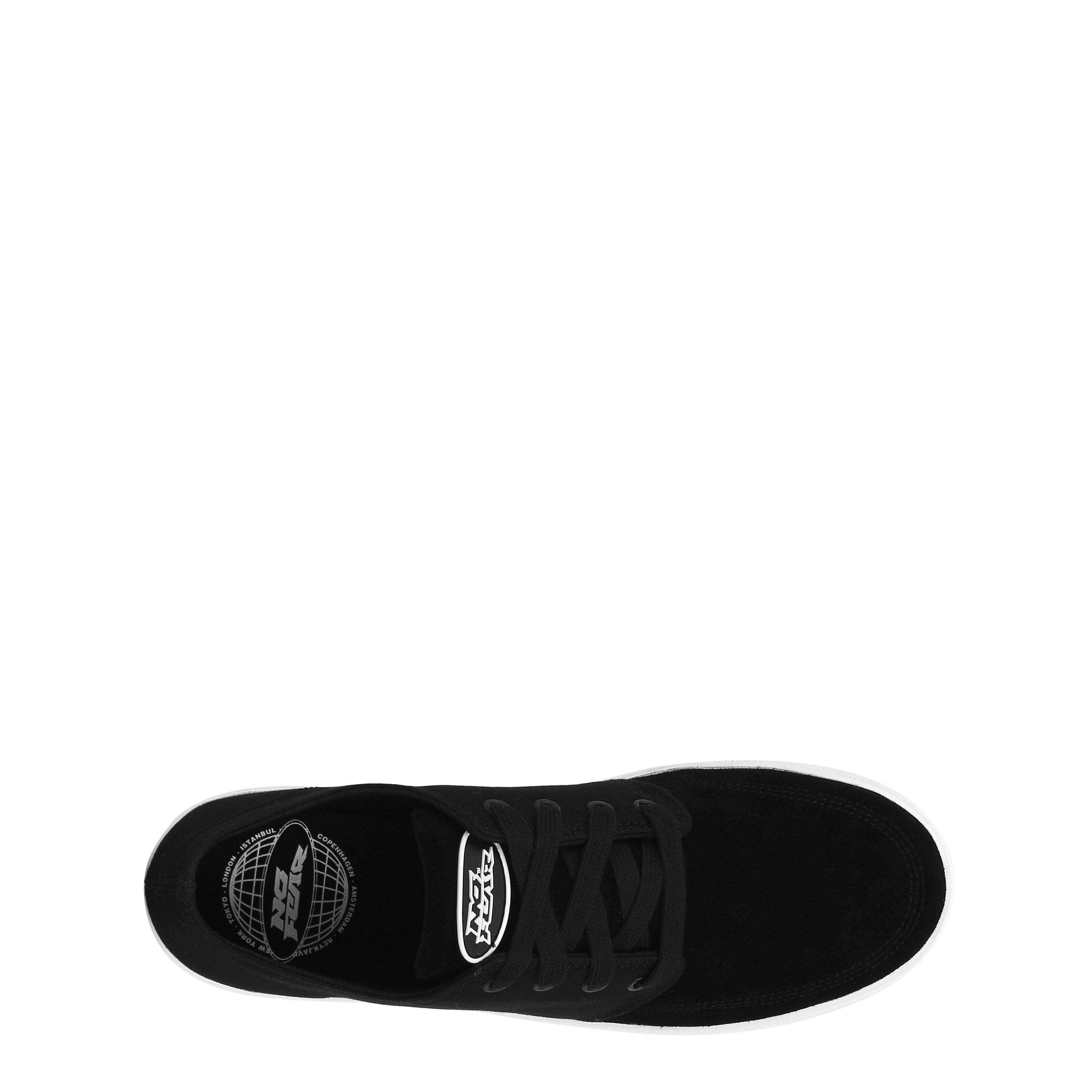 Black/White - No Fear - No Slam Mens Skate Shoes - 3