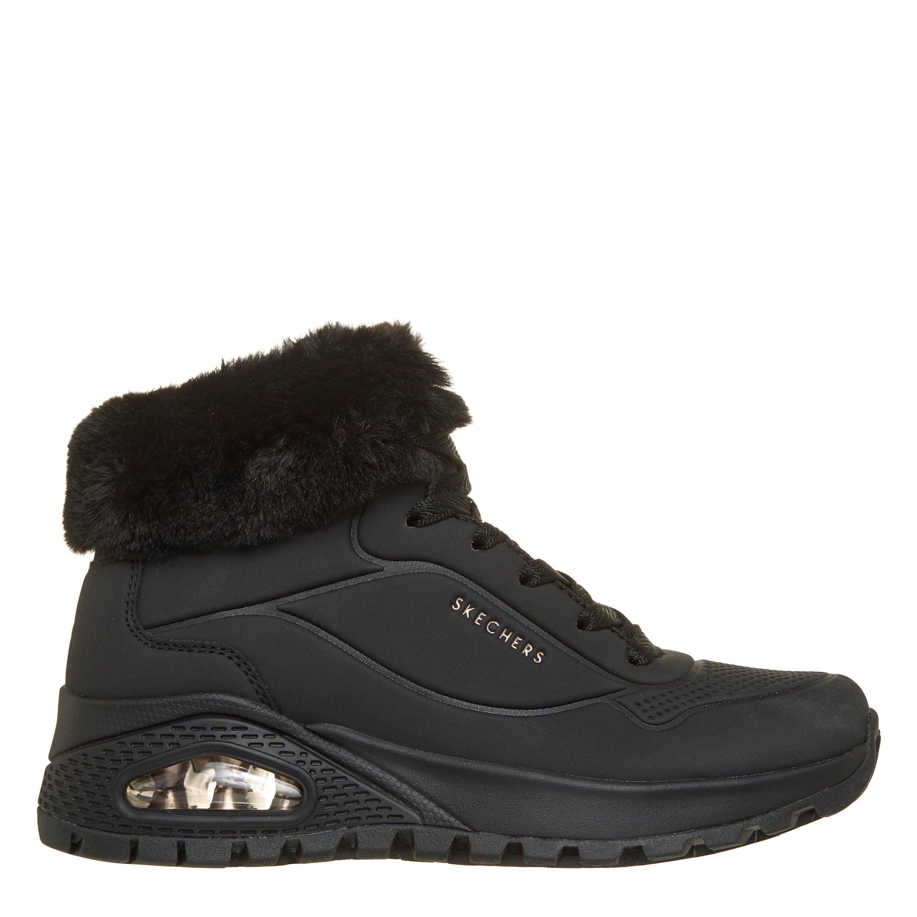 Skechers Women's Uno Rugged - Fall Air - Black - 5 (38)