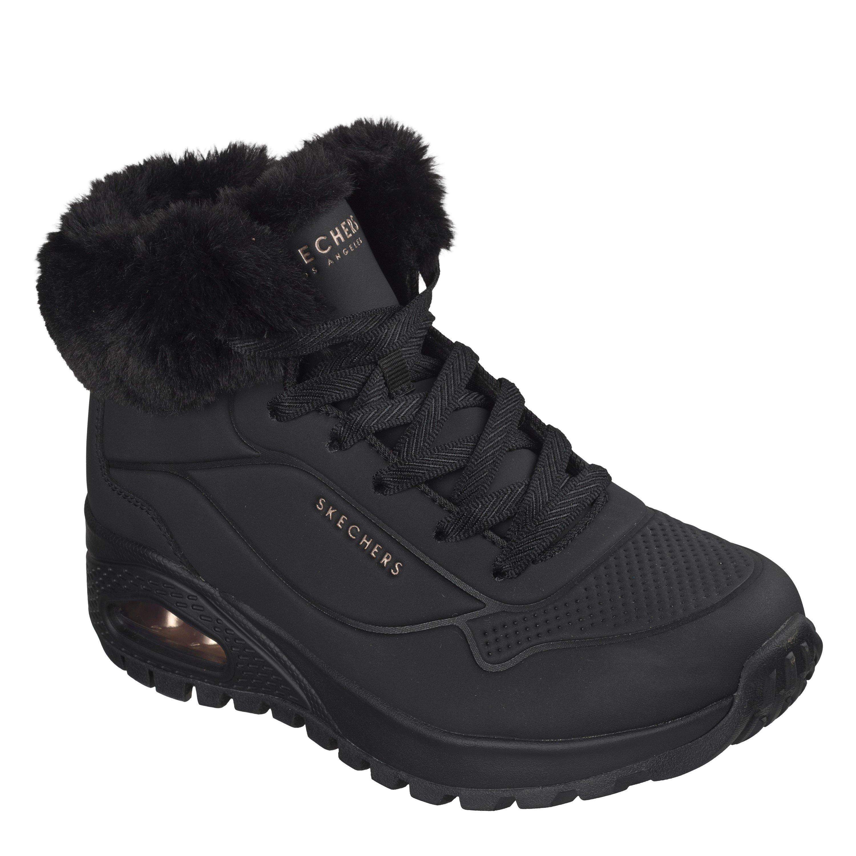 Preto - Skechers - Uno Rugged - Fall Air - 3