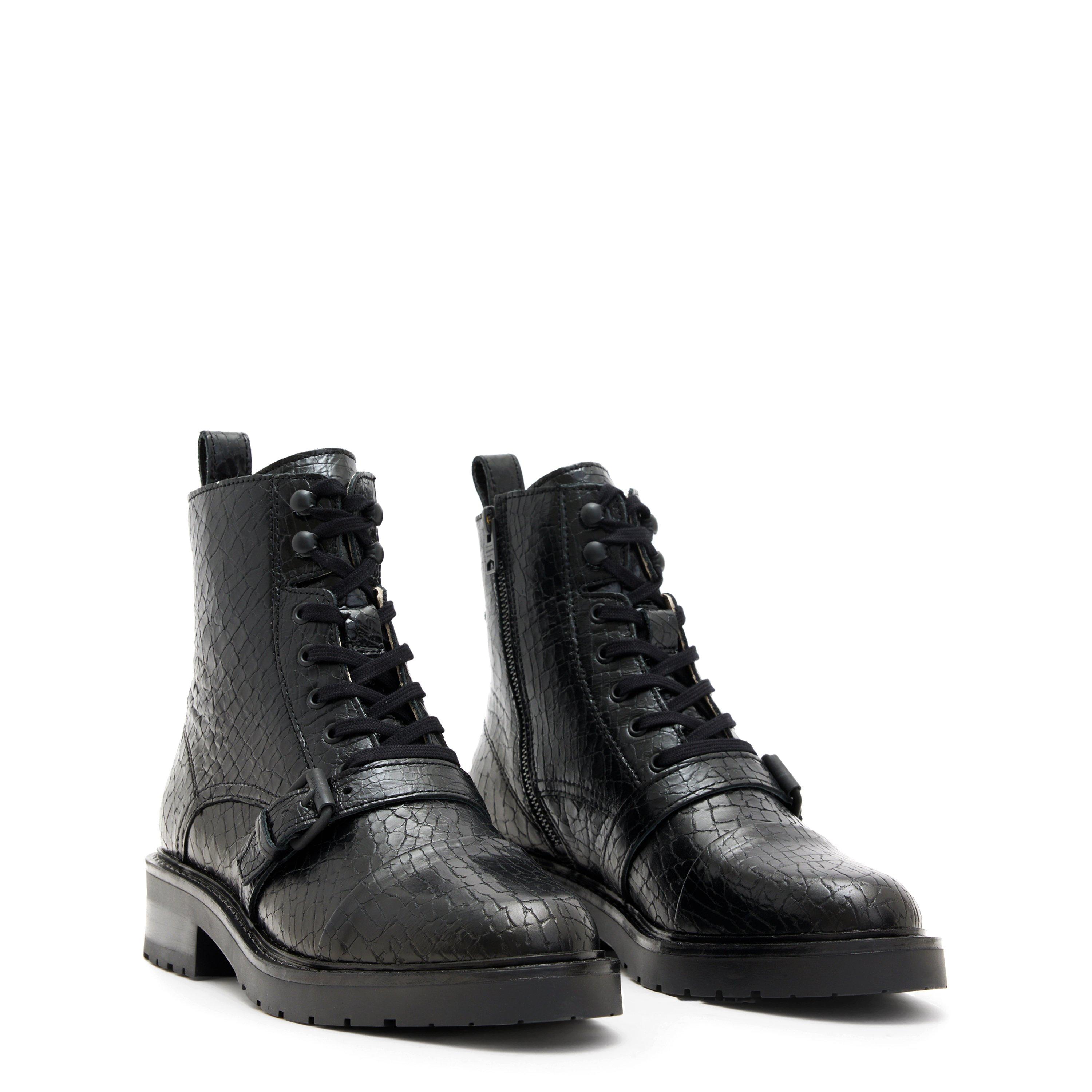 AllSaints Donita Biker Boots Biker Boots FRASERS