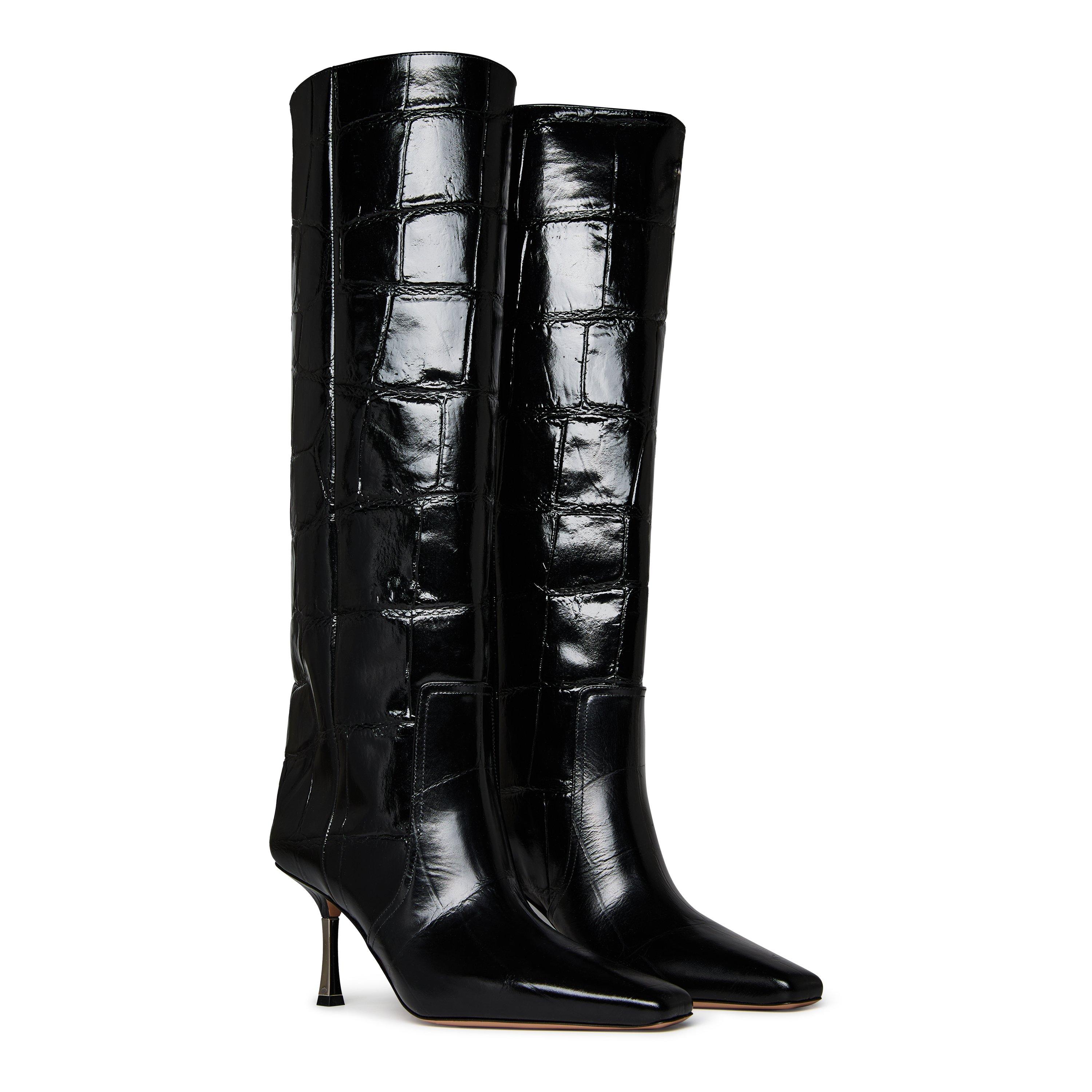 Black - Paris Texas - Women's Bettina Knee High Boots - 4