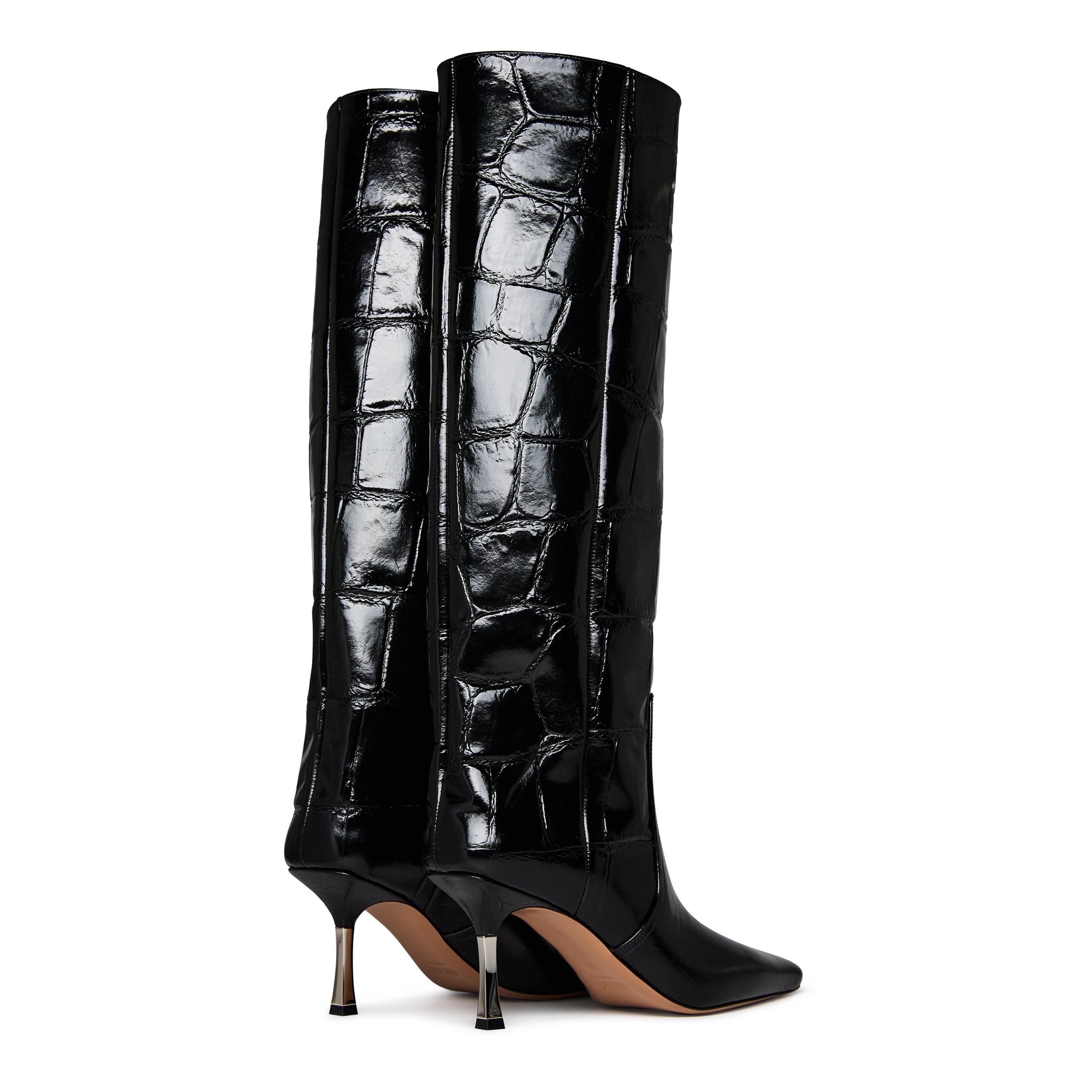 Black - Paris Texas - Women's Bettina Knee High Boots - 5