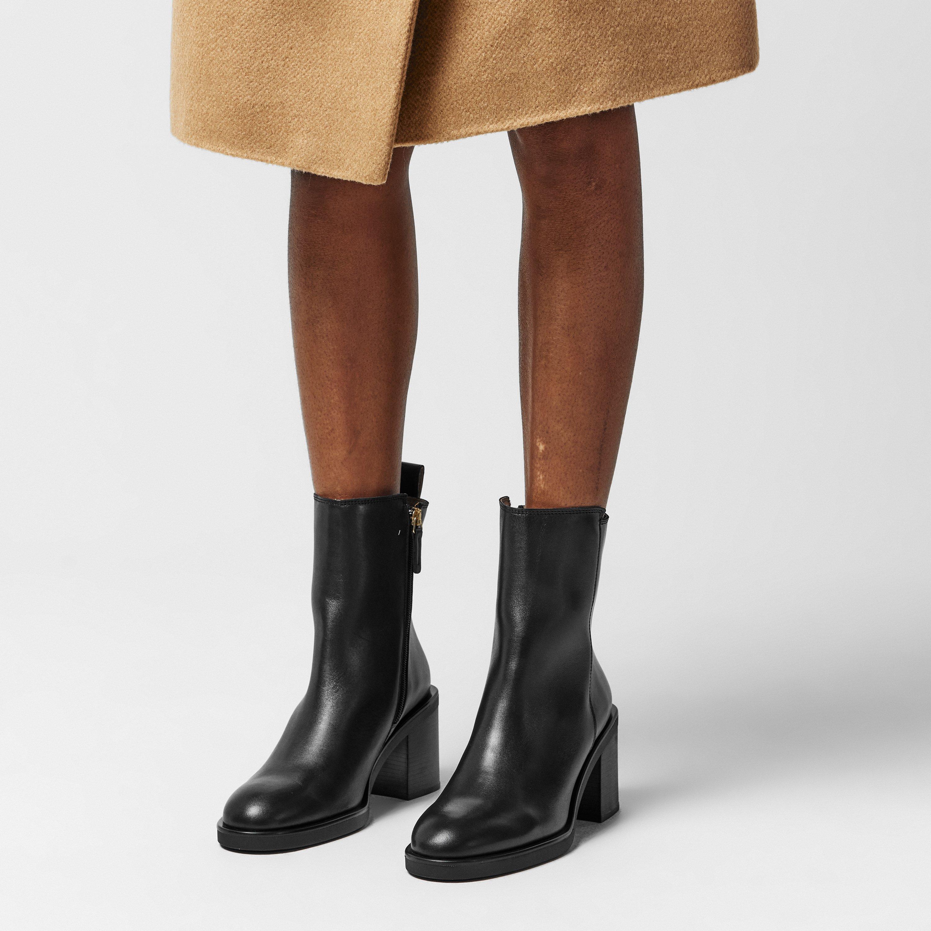 Black - Boss - Women's Camy Bootie Heeled Boot - 2