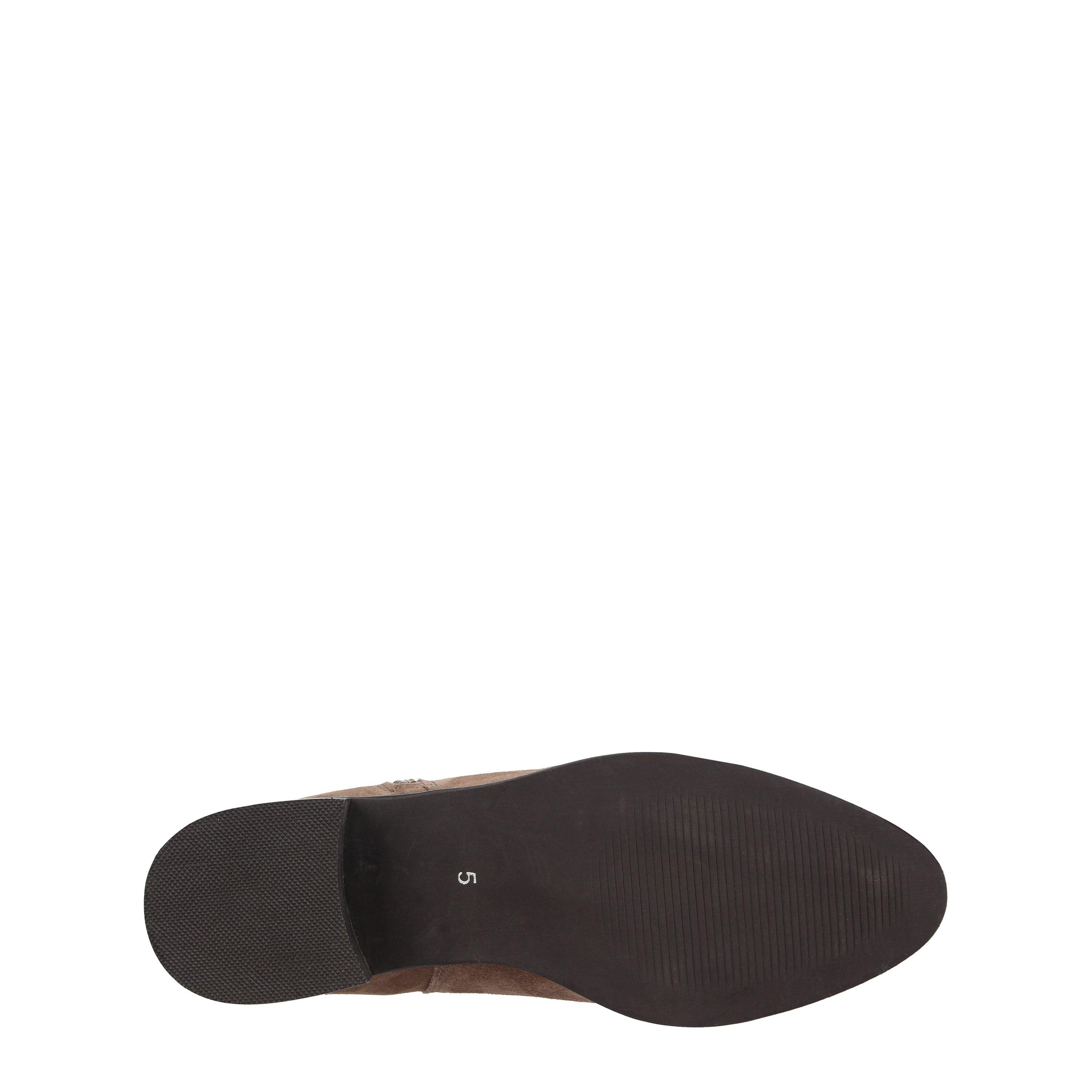 Mink - Biba - Zip Flat Ankle Boots - 6