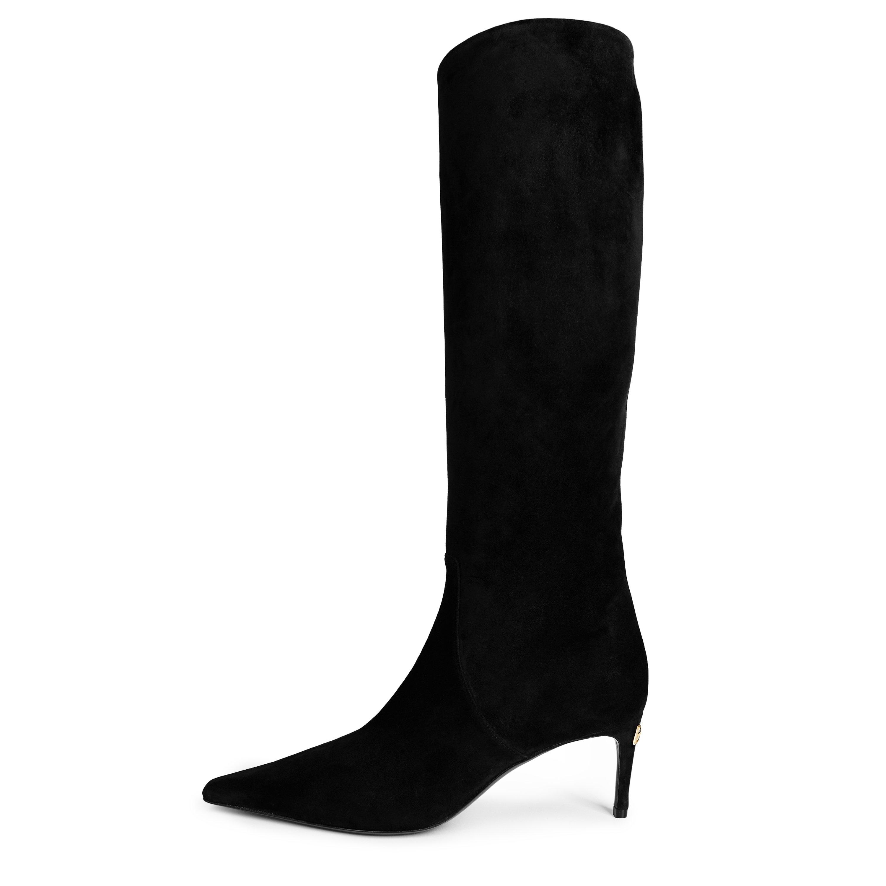 Nero - Dolce and Gabbana - Sicily Suede Boots - 3