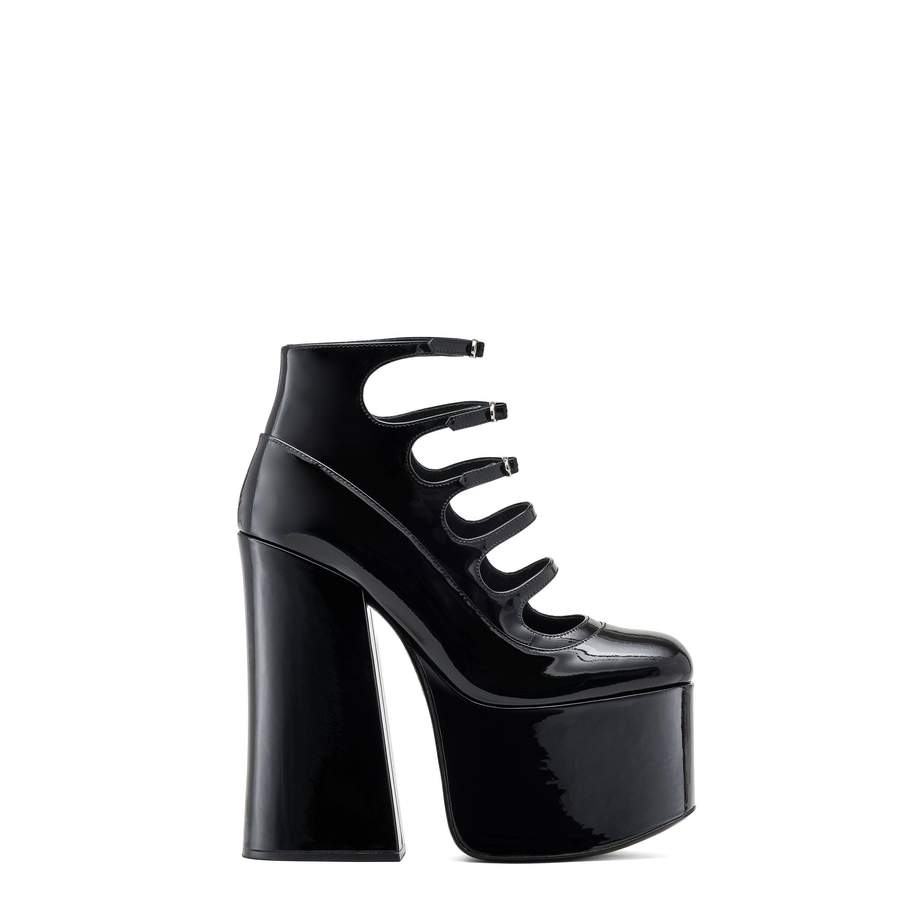 Black - Marc Jacobs - Patent Leather Kiki Ankle Boots - 1