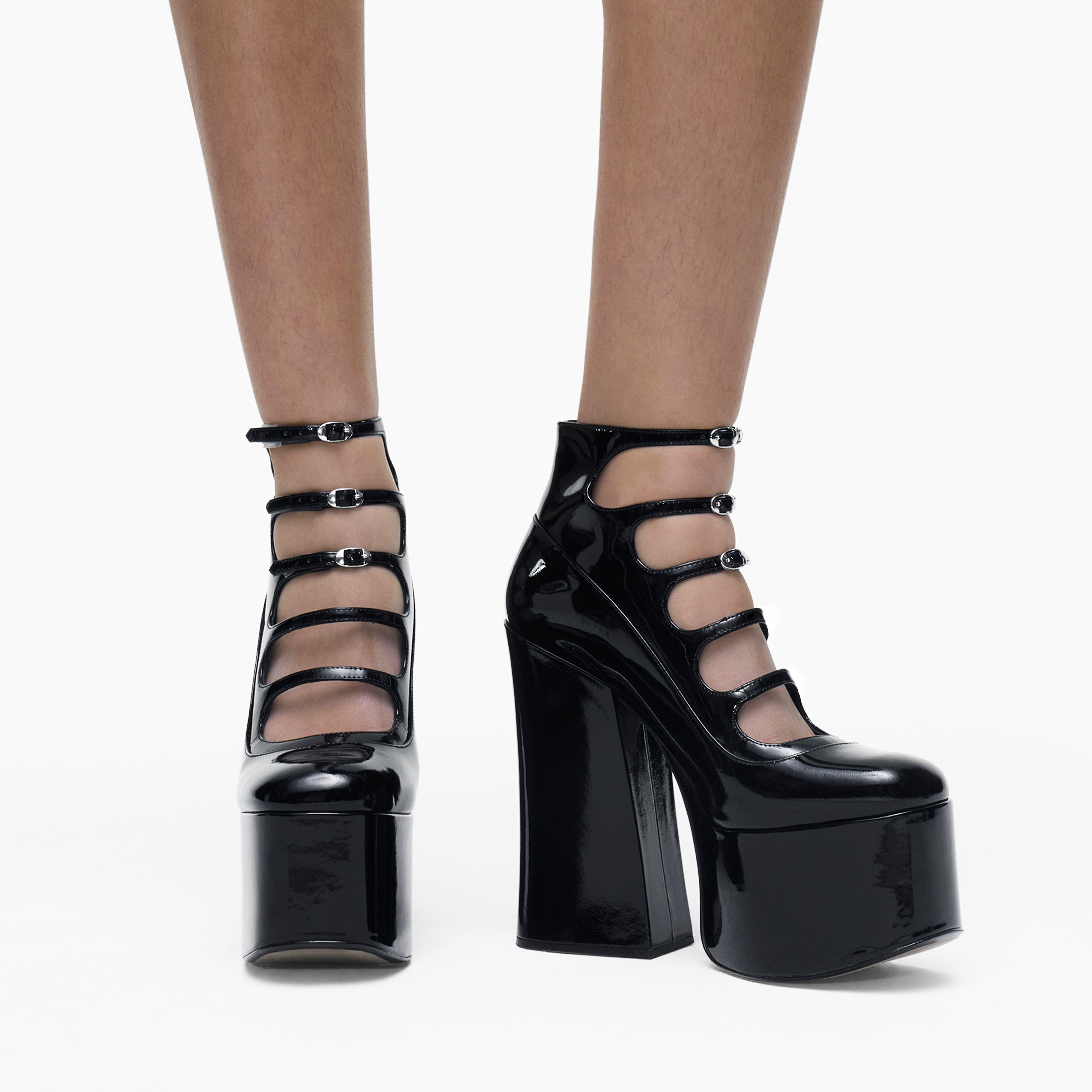 Black - Marc Jacobs - Patent Leather Kiki Ankle Boots - 2