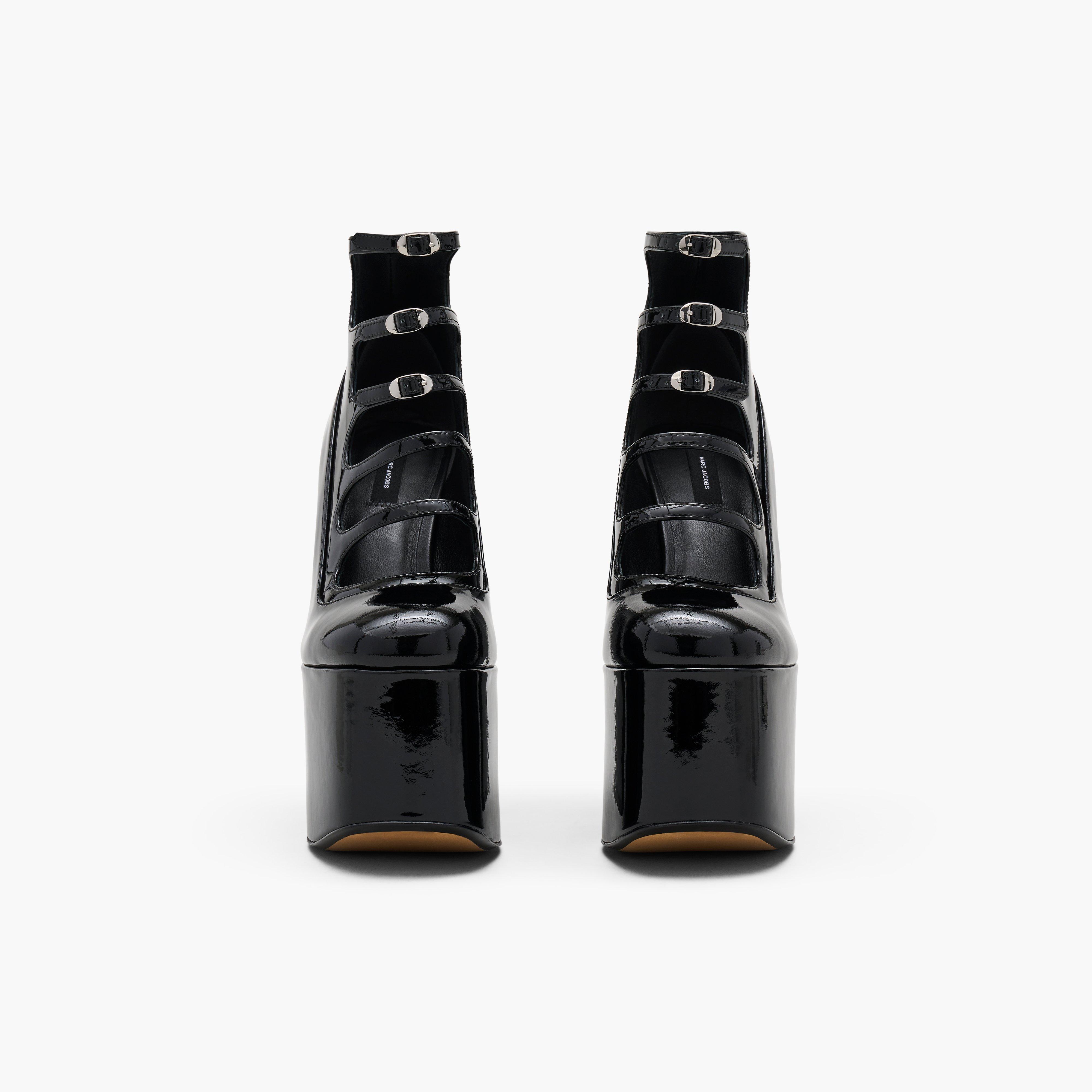 Black - Marc Jacobs - Patent Leather Kiki Ankle Boots - 3