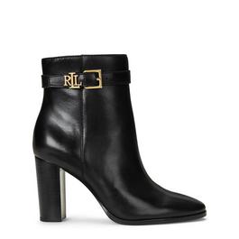 Lauren by Ralph Lauren Bailey Leather Booties
