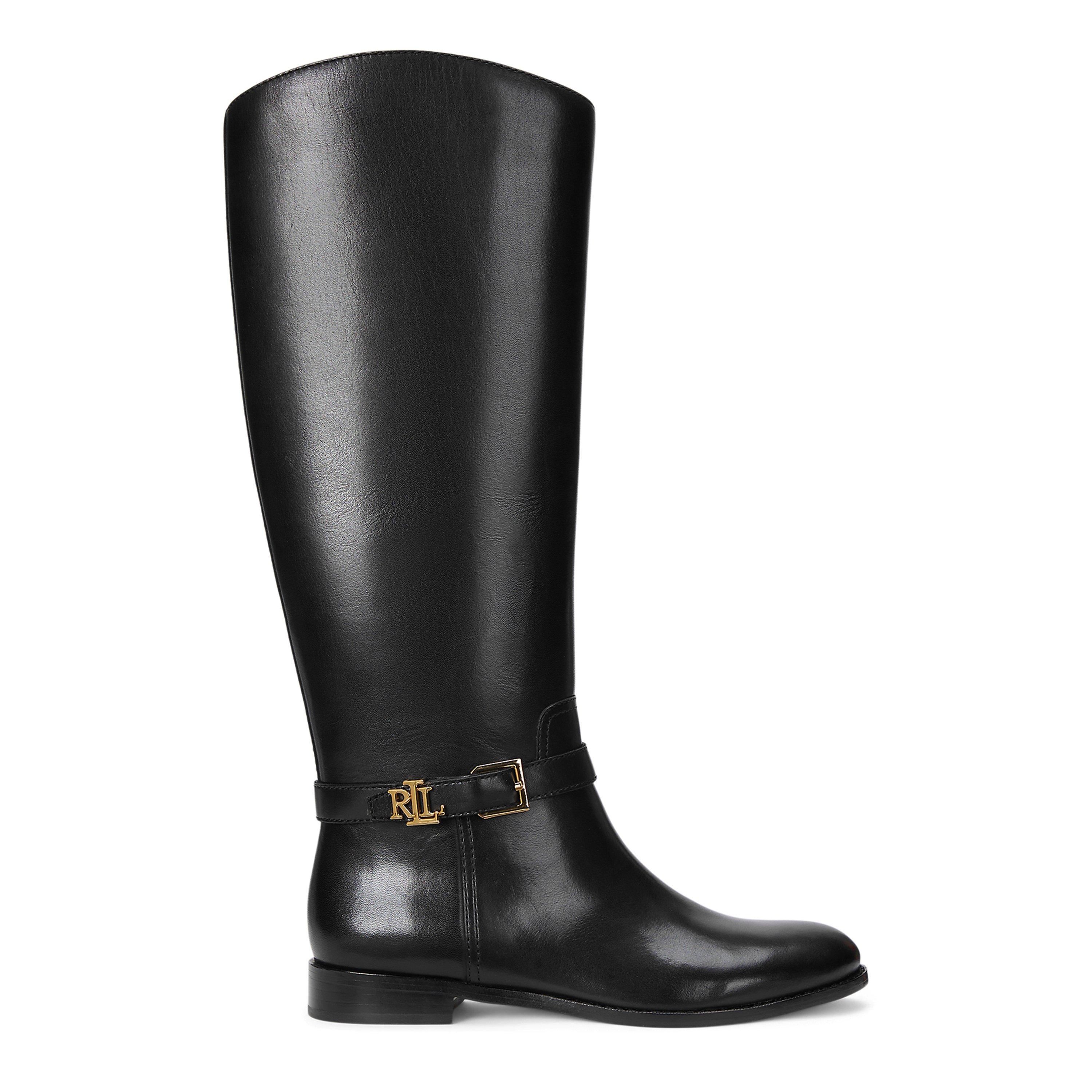 Lauren by Ralph Lauren Brooke Leather Riding Boots
