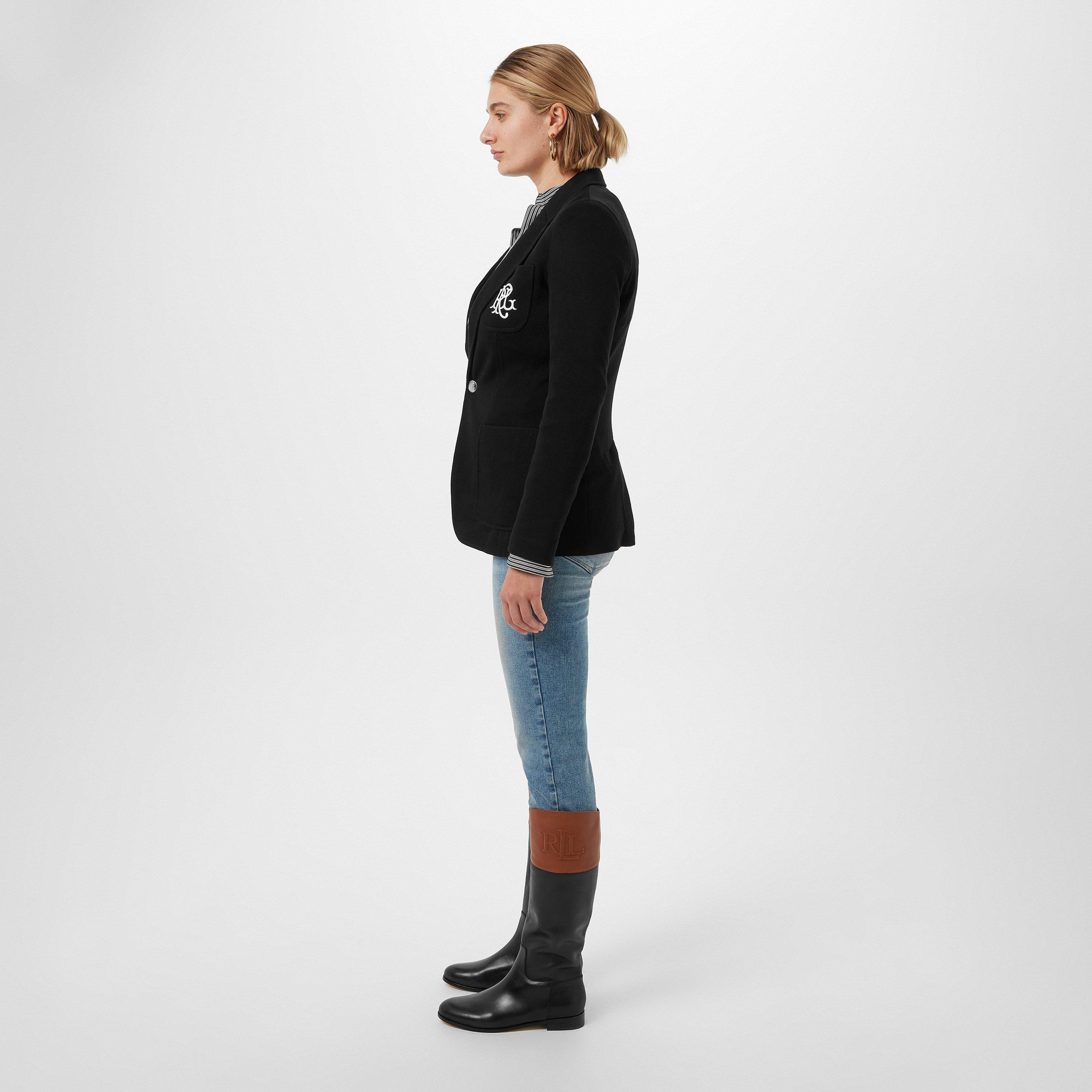 Black/Tan - Lauren by Ralph Lauren - Justine II Tall Knee High Boots - 5