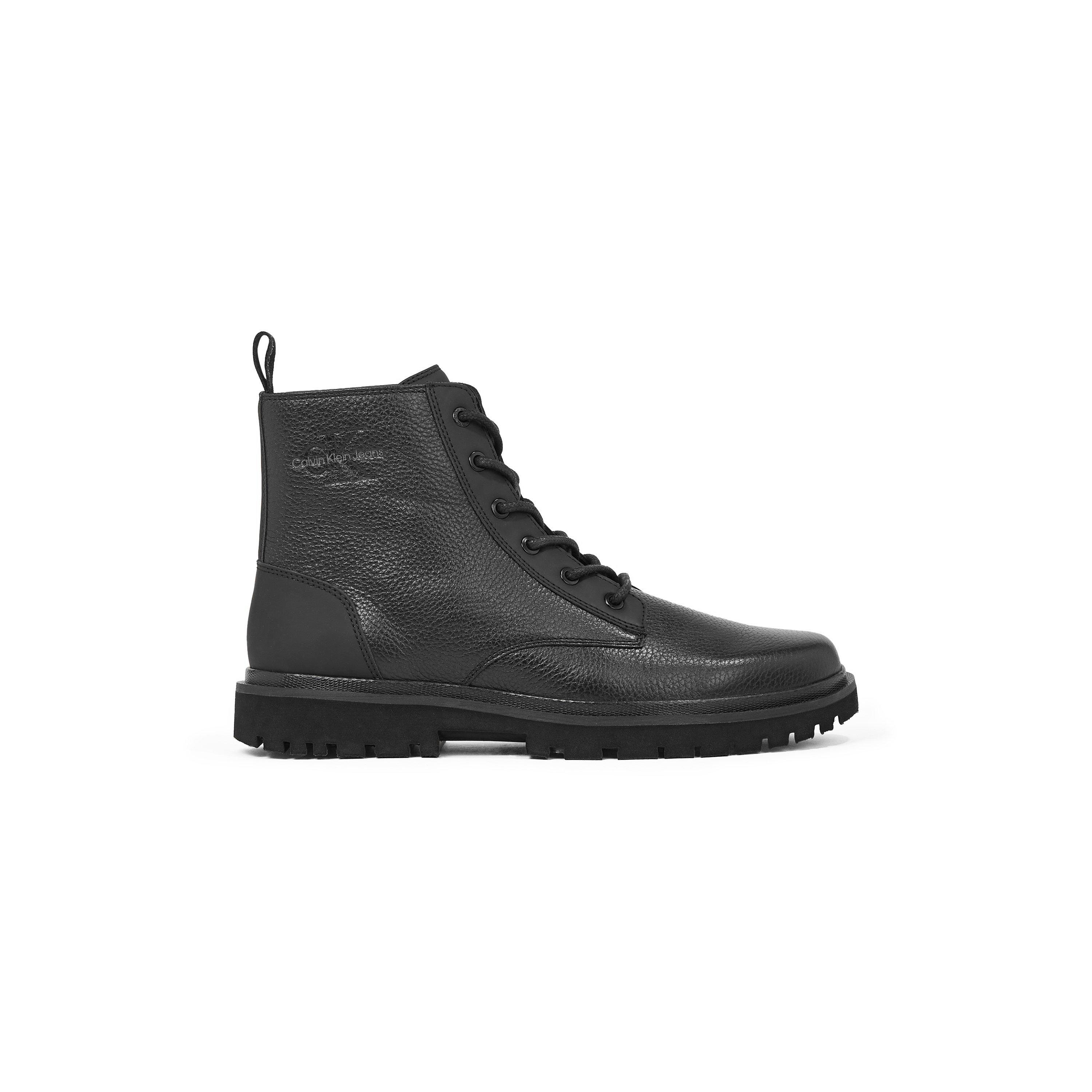Black - Calvin Klein Jeans - EVA MID LACEUP BOOT - 3