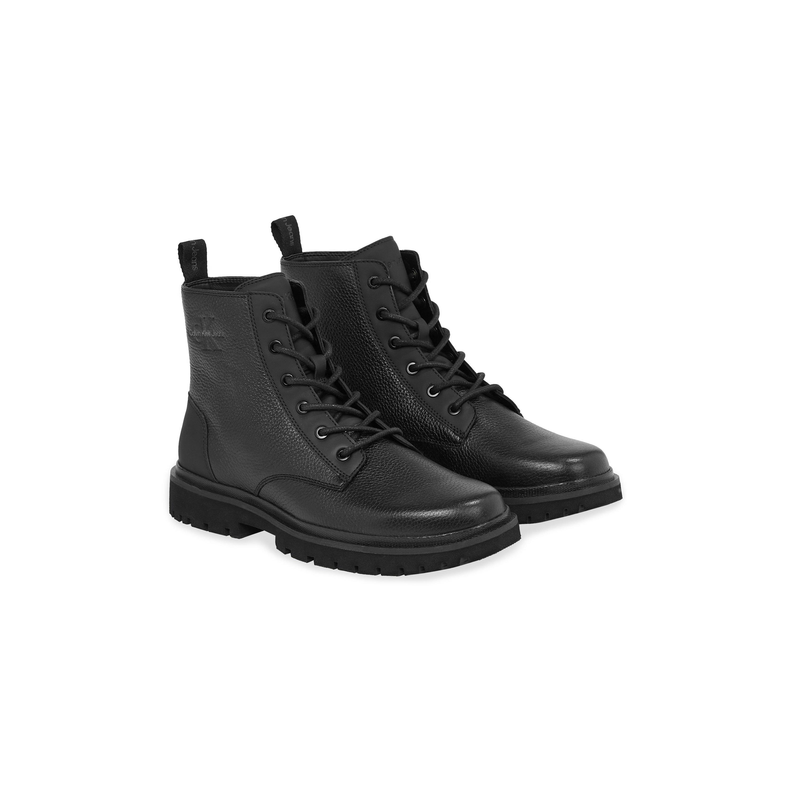 Black - Calvin Klein Jeans - EVA MID LACEUP BOOT - 6