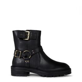 Dune London Piton Biker Ankle Boots