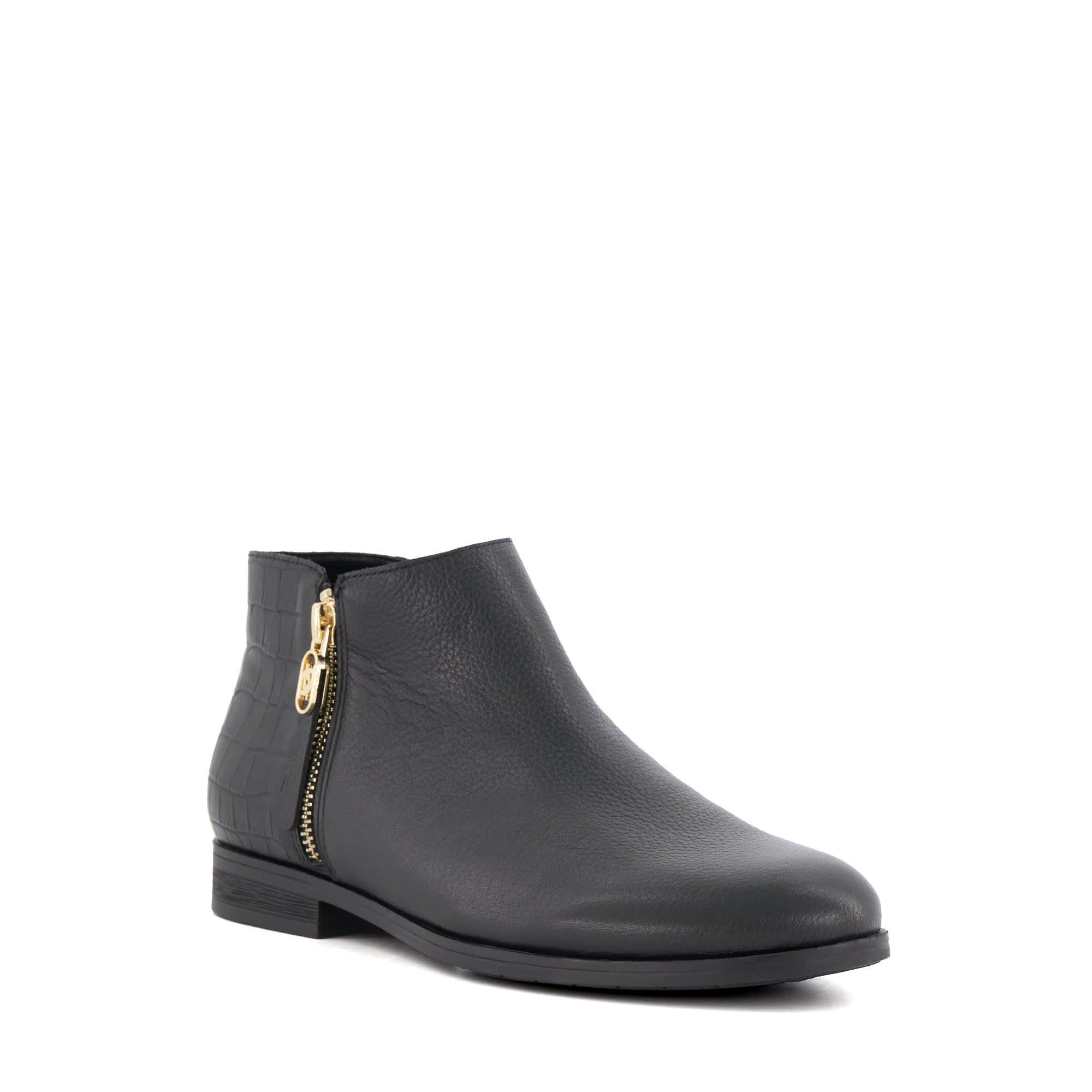 BLACK - Dune London - Pond Leather Ankle Boots - 2