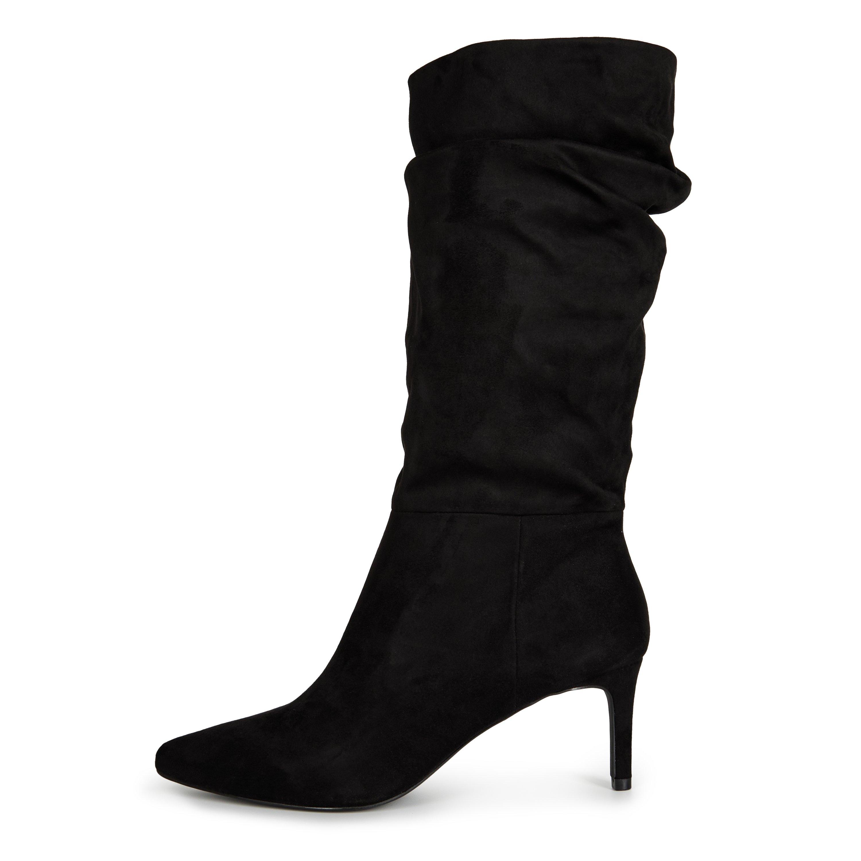 BLACK - Dune London - Sliced Knee High Boots - 2